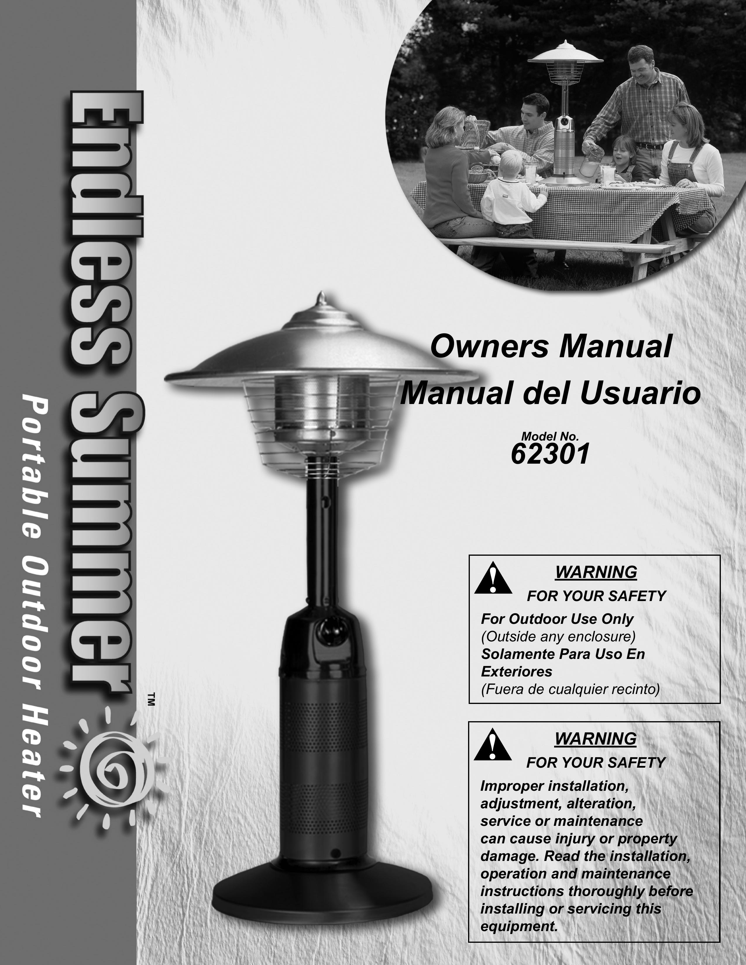 Blue Rhino 62301 Patio Heater User Manual