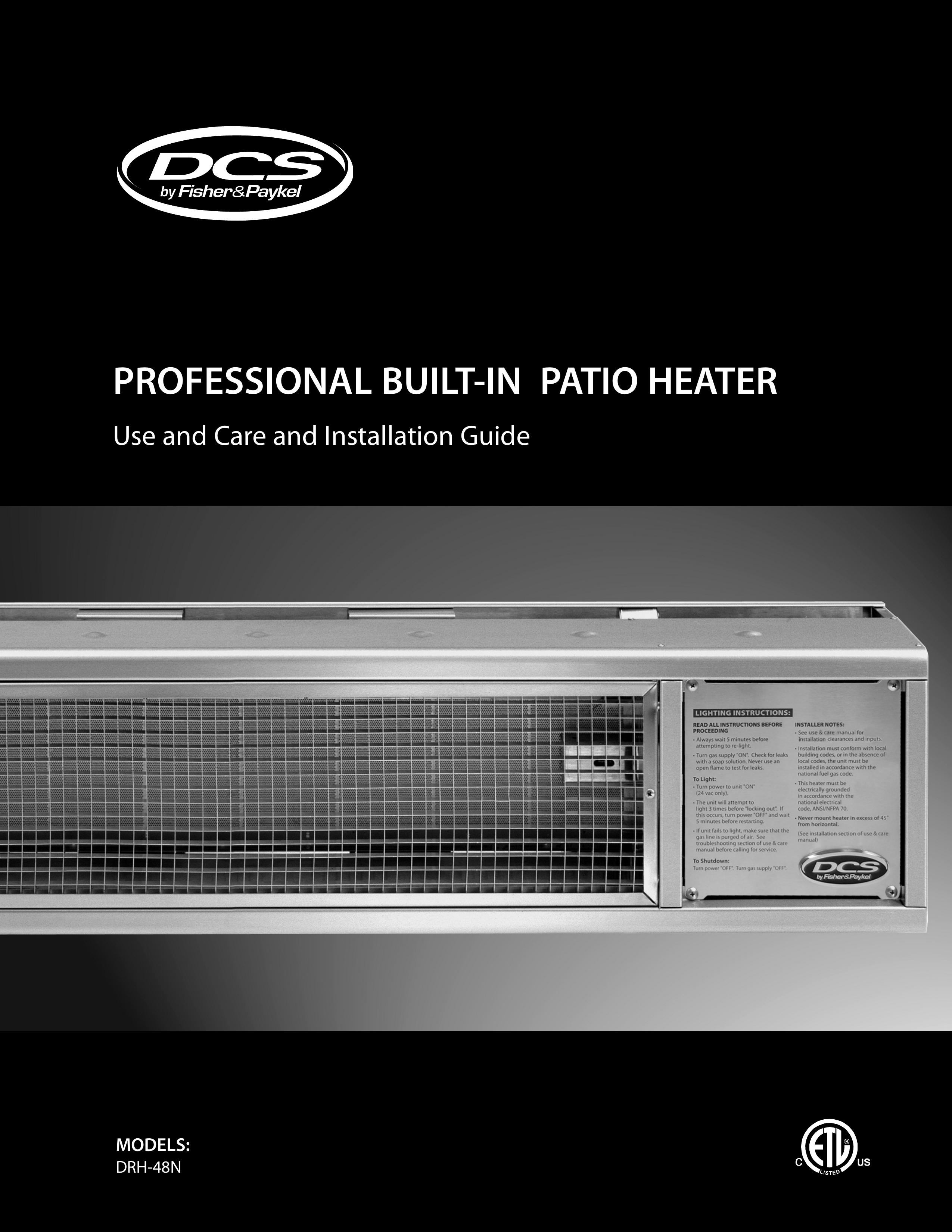 DCS DRH-48N Patio Heater User Manual