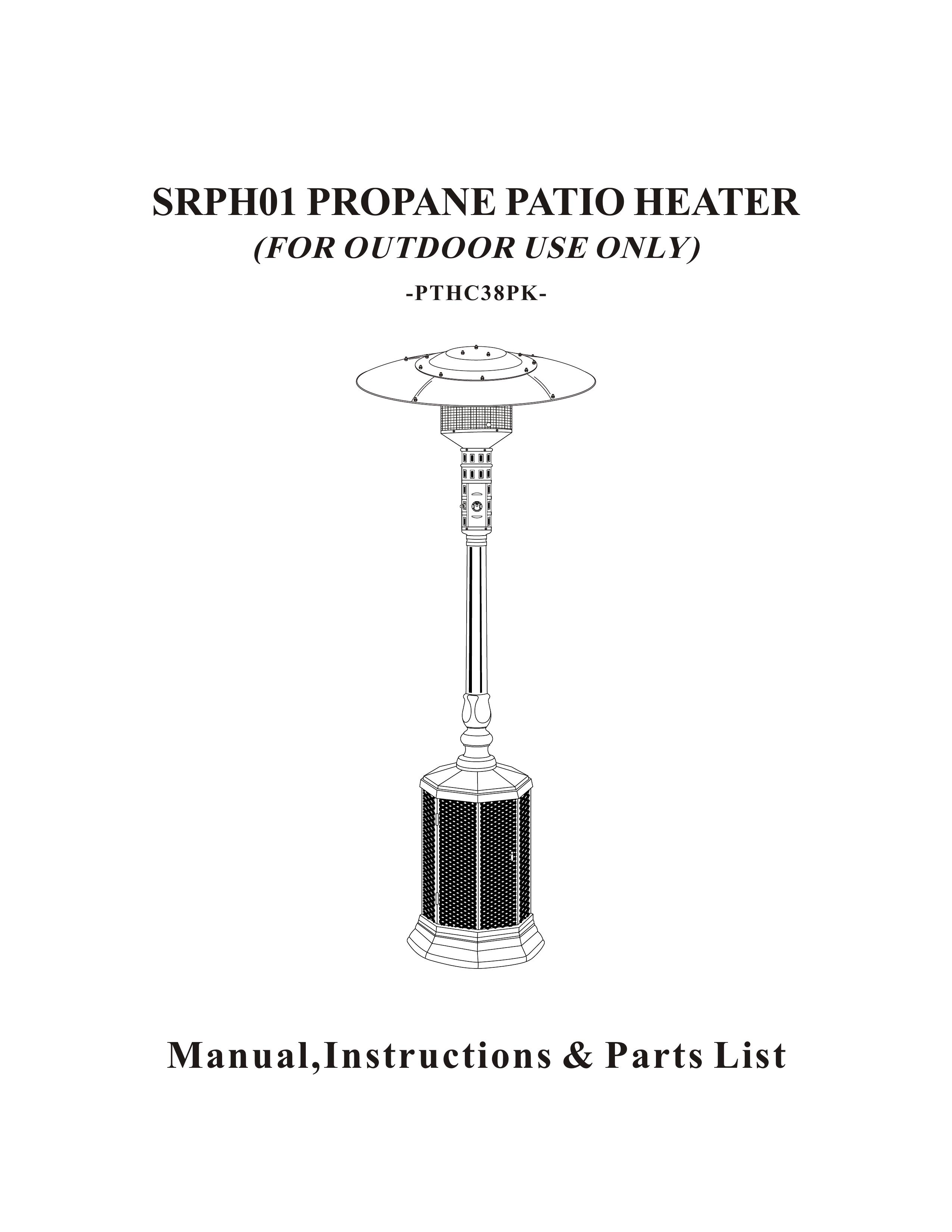 Napoleon Grills PTHC38PK Patio Heater User Manual