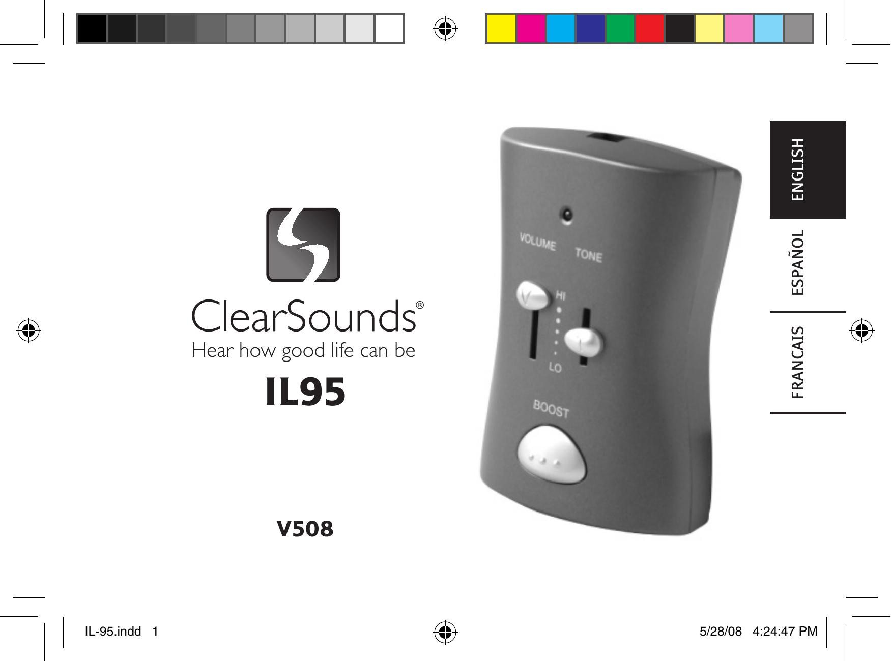 ClearSounds V508 Pole Saw User Manual