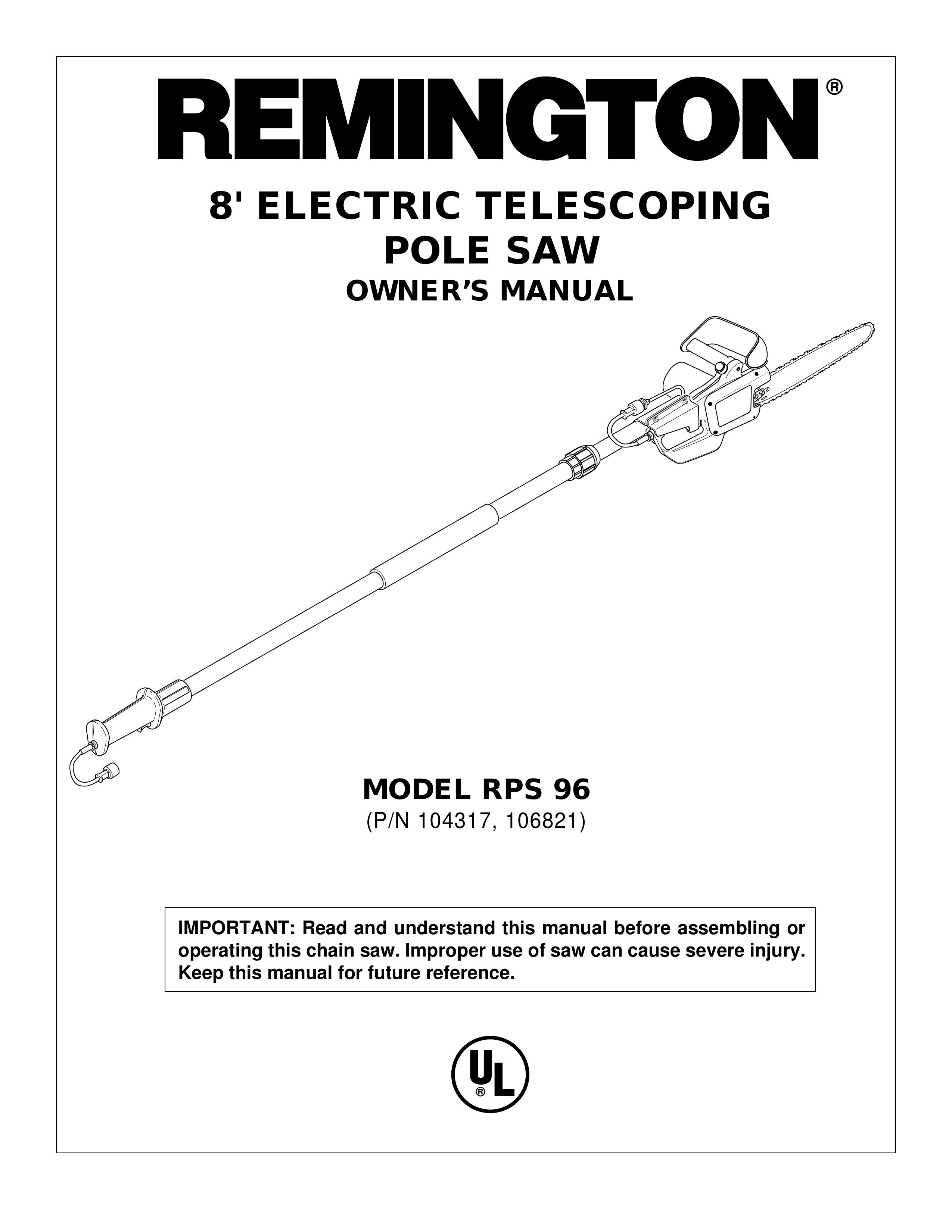 Desa RPS 96 Pole Saw User Manual