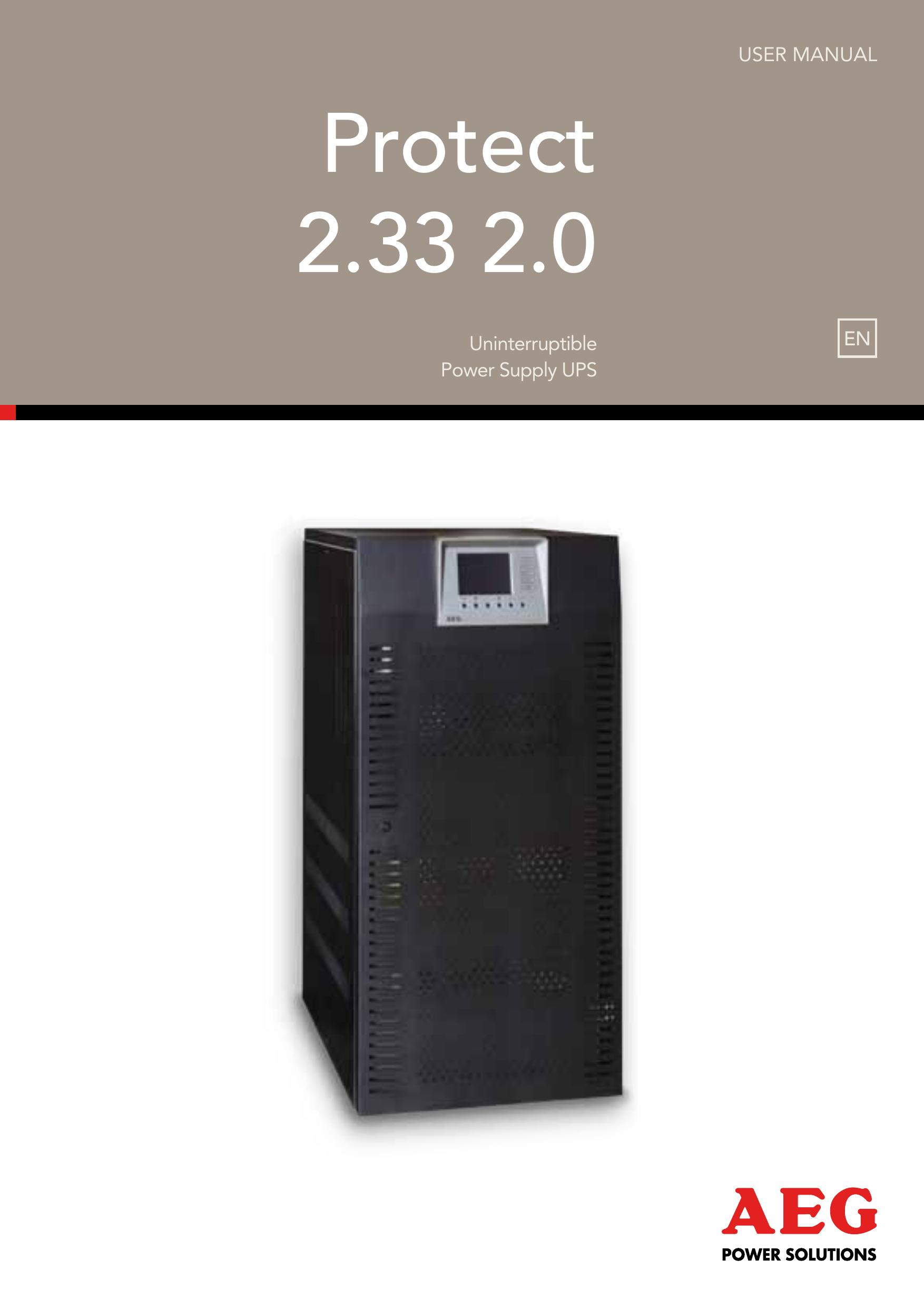 AEG 2.33 2 Portable Generator User Manual