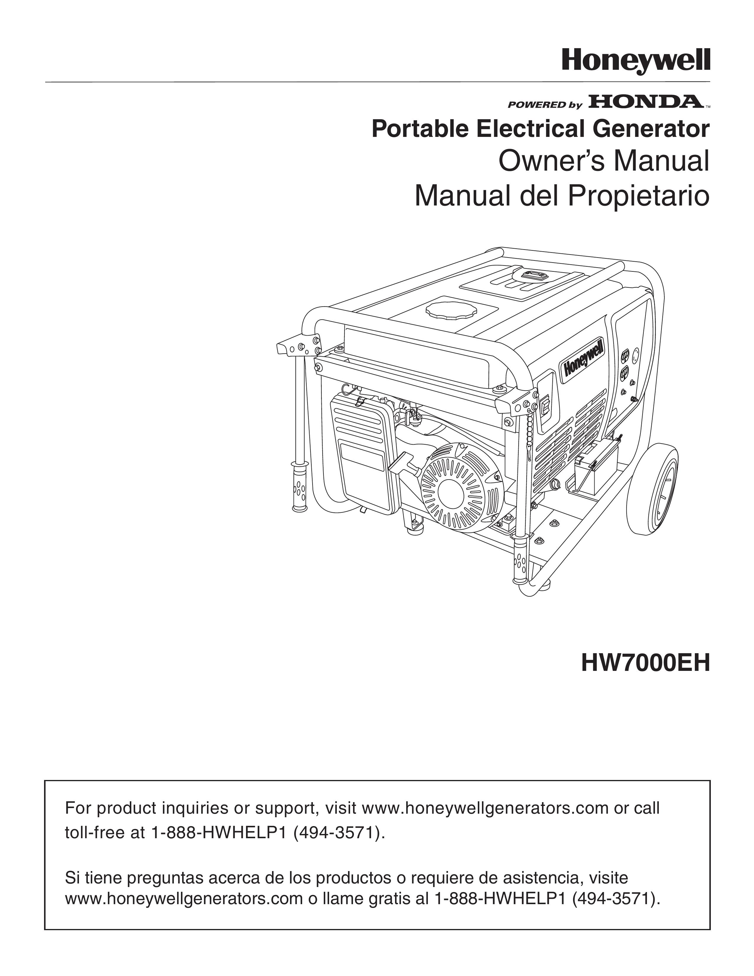 Honeywell HW7000EH Portable Generator User Manual
