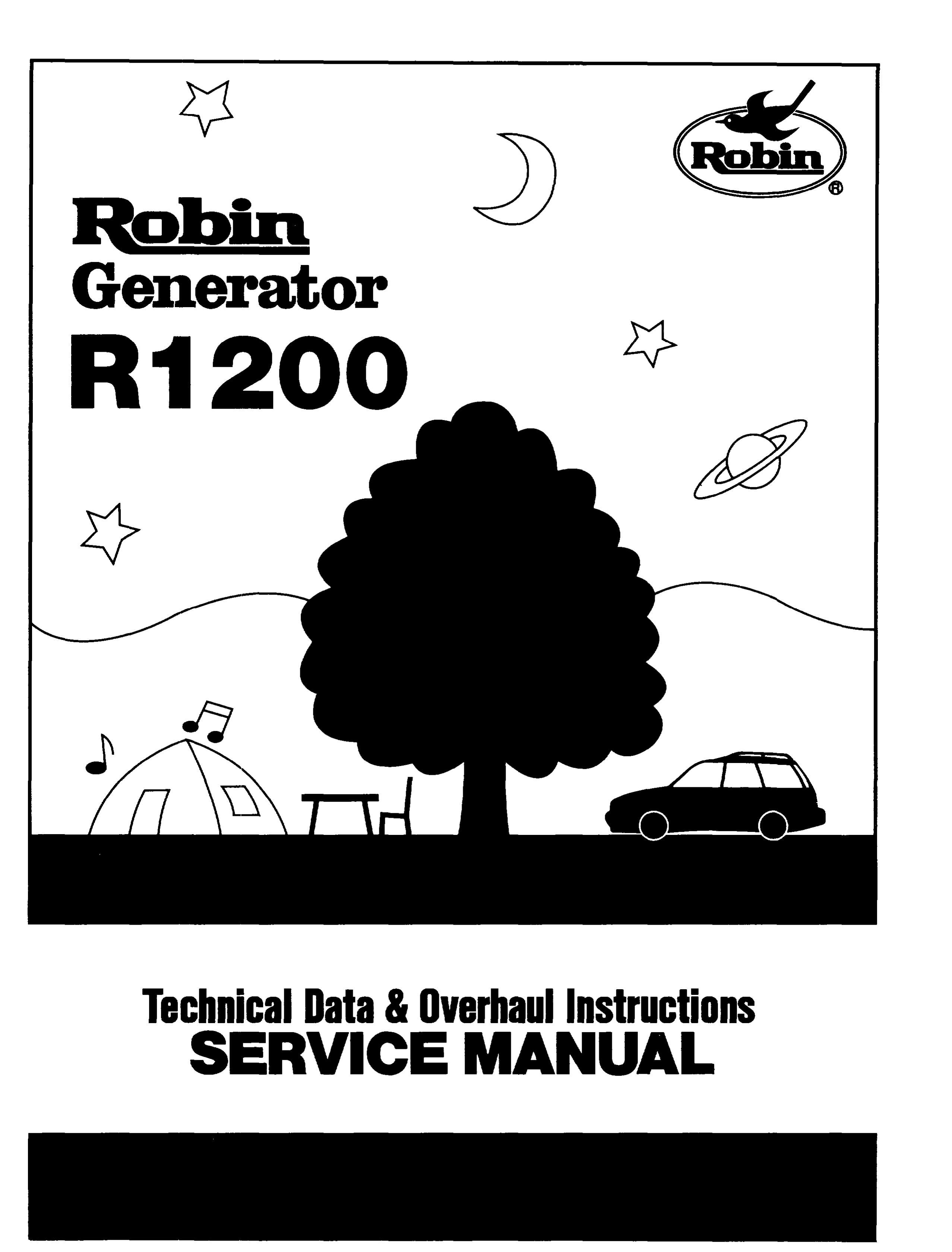 Subaru Robin Power Products R1200 Portable Generator User Manual