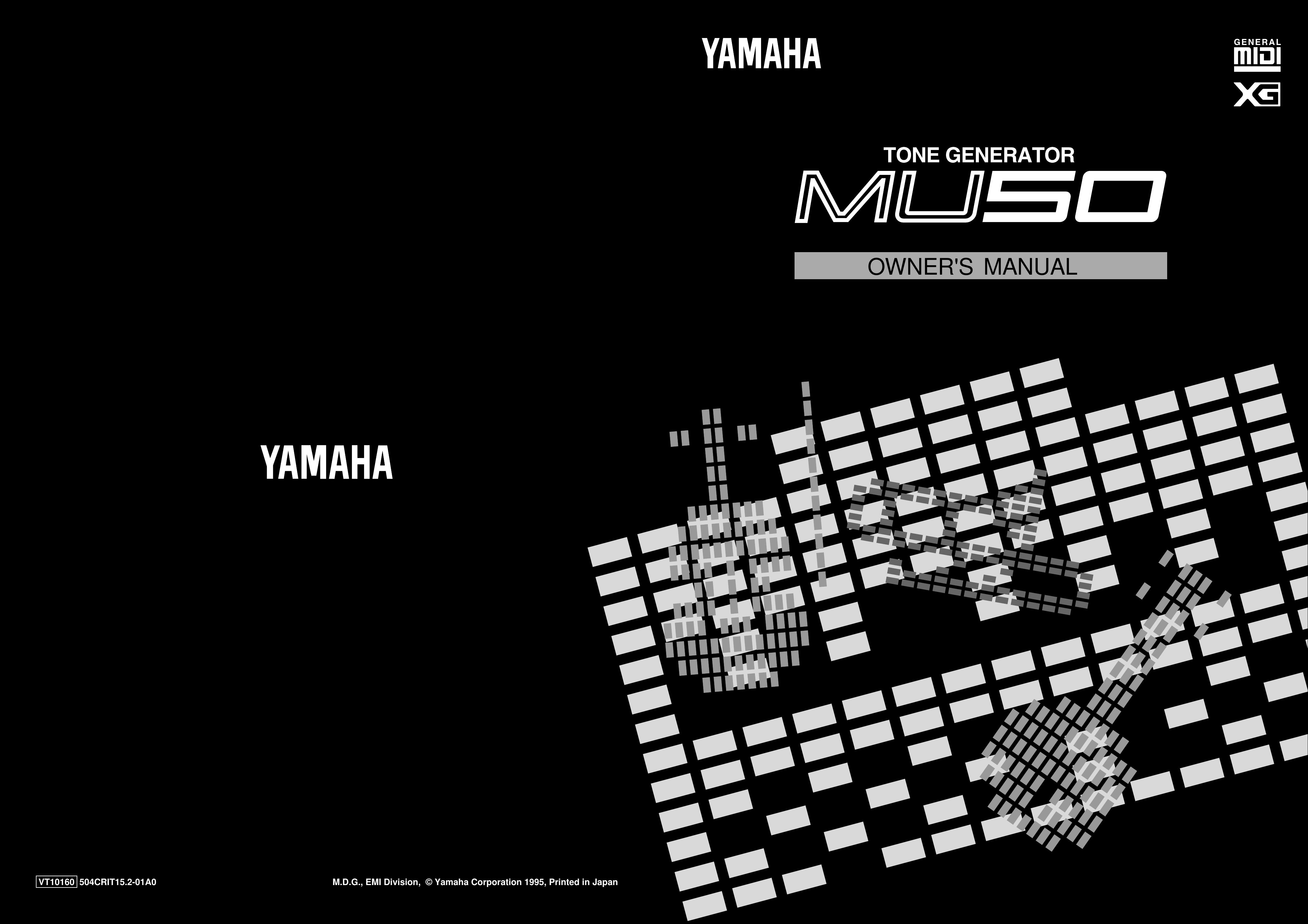 Yamaha MU50 Portable Generator User Manual