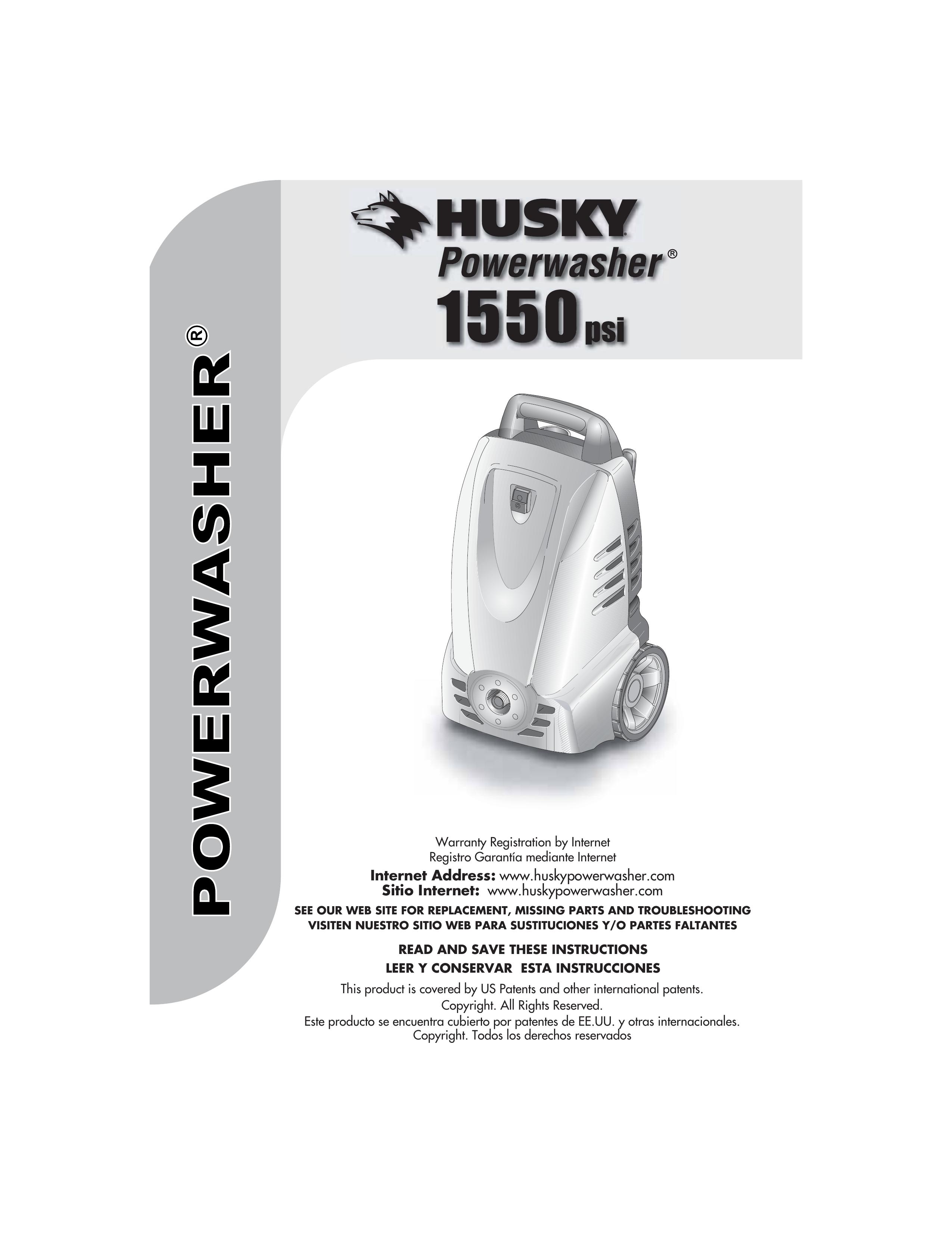 Husky 1550 PSL Pressure Washer User Manual
