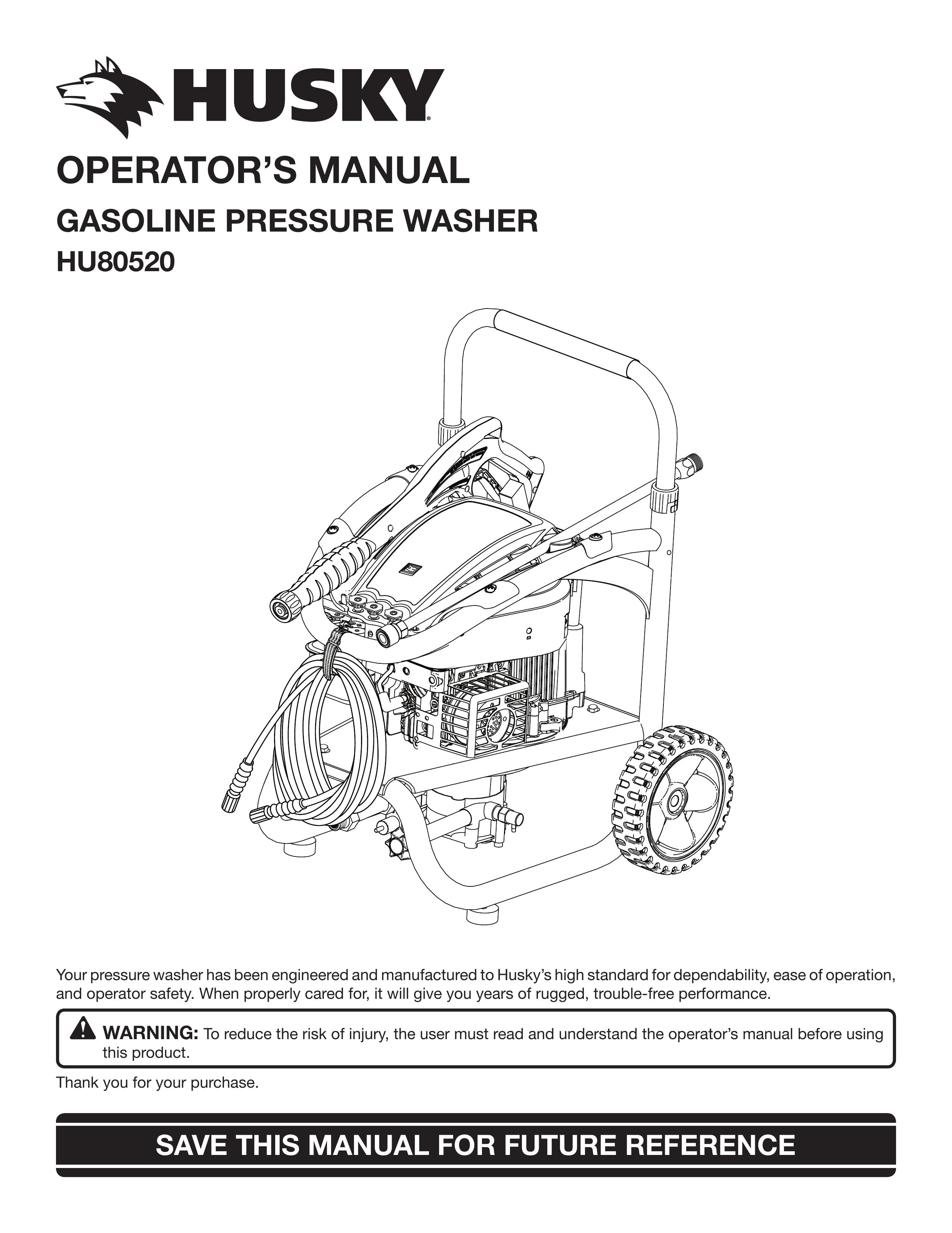 Husky HU80520 Pressure Washer User Manual