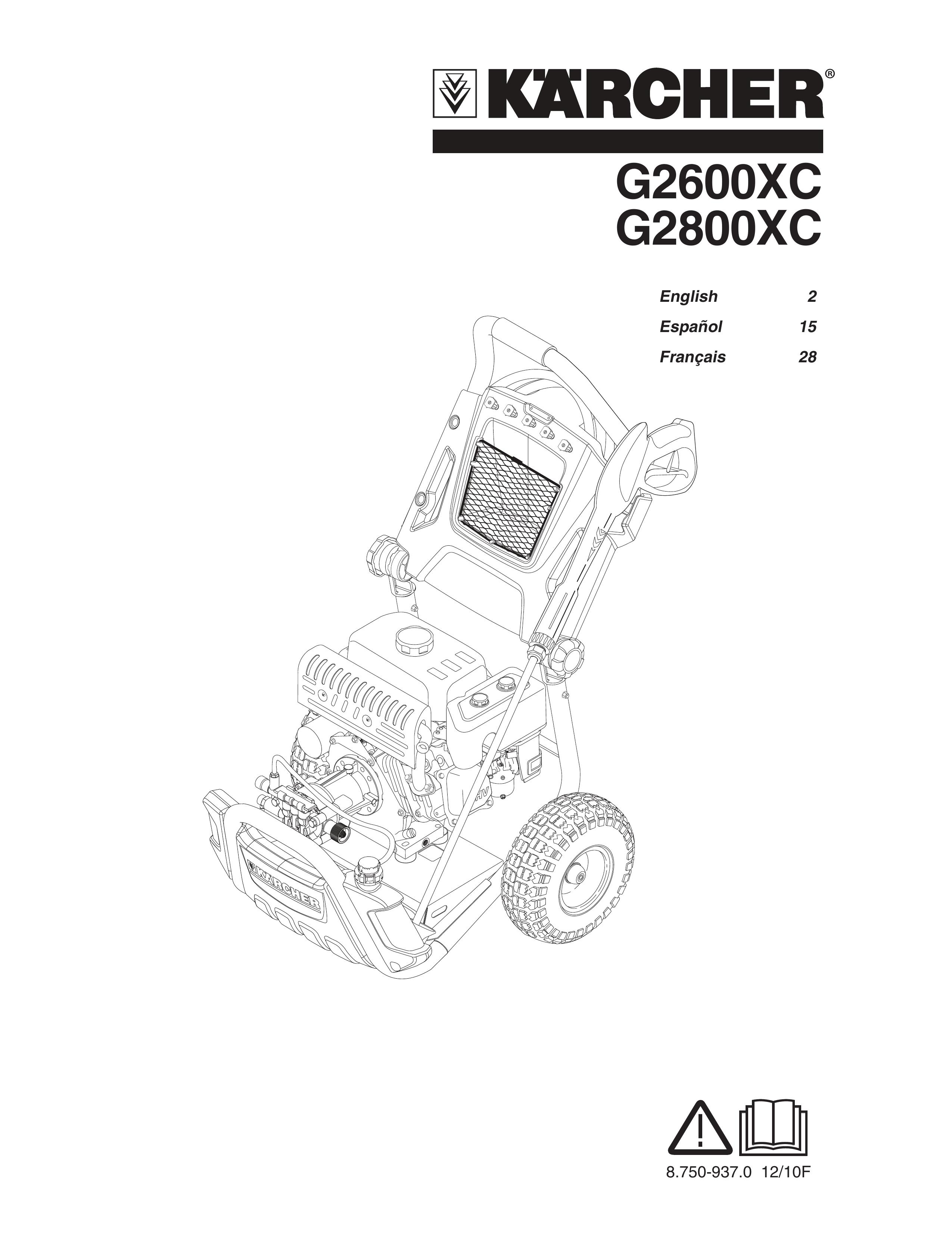 Karcher G2600XC Pressure Washer User Manual