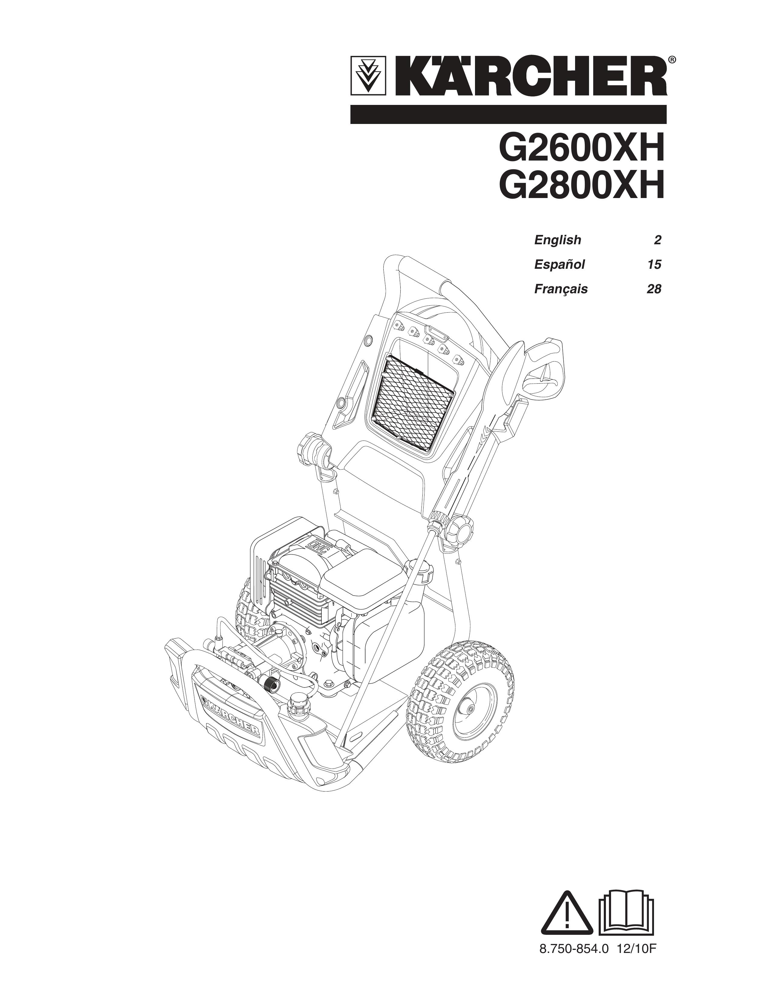 Karcher G2600XH Pressure Washer User Manual
