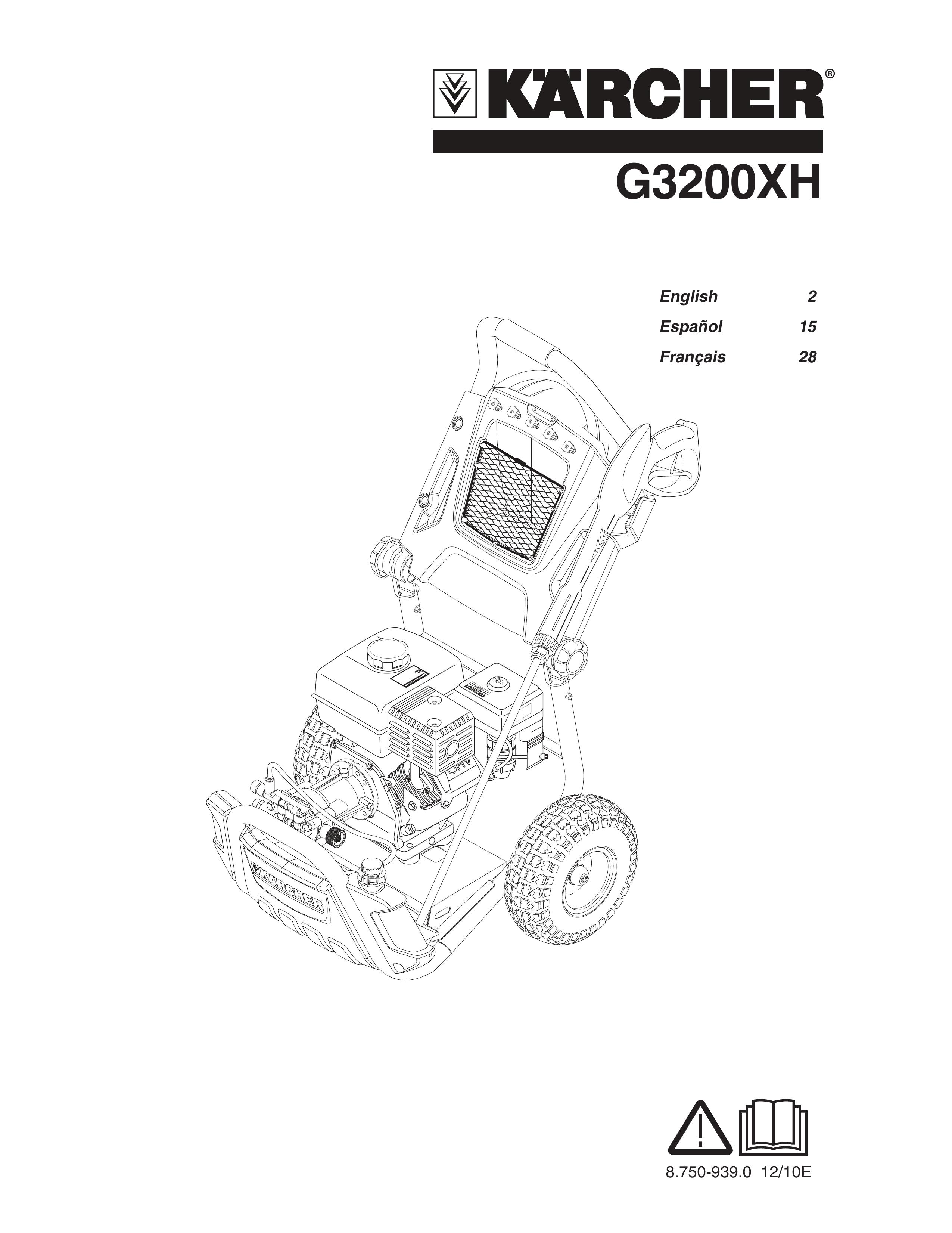 Karcher G3200XH Pressure Washer User Manual