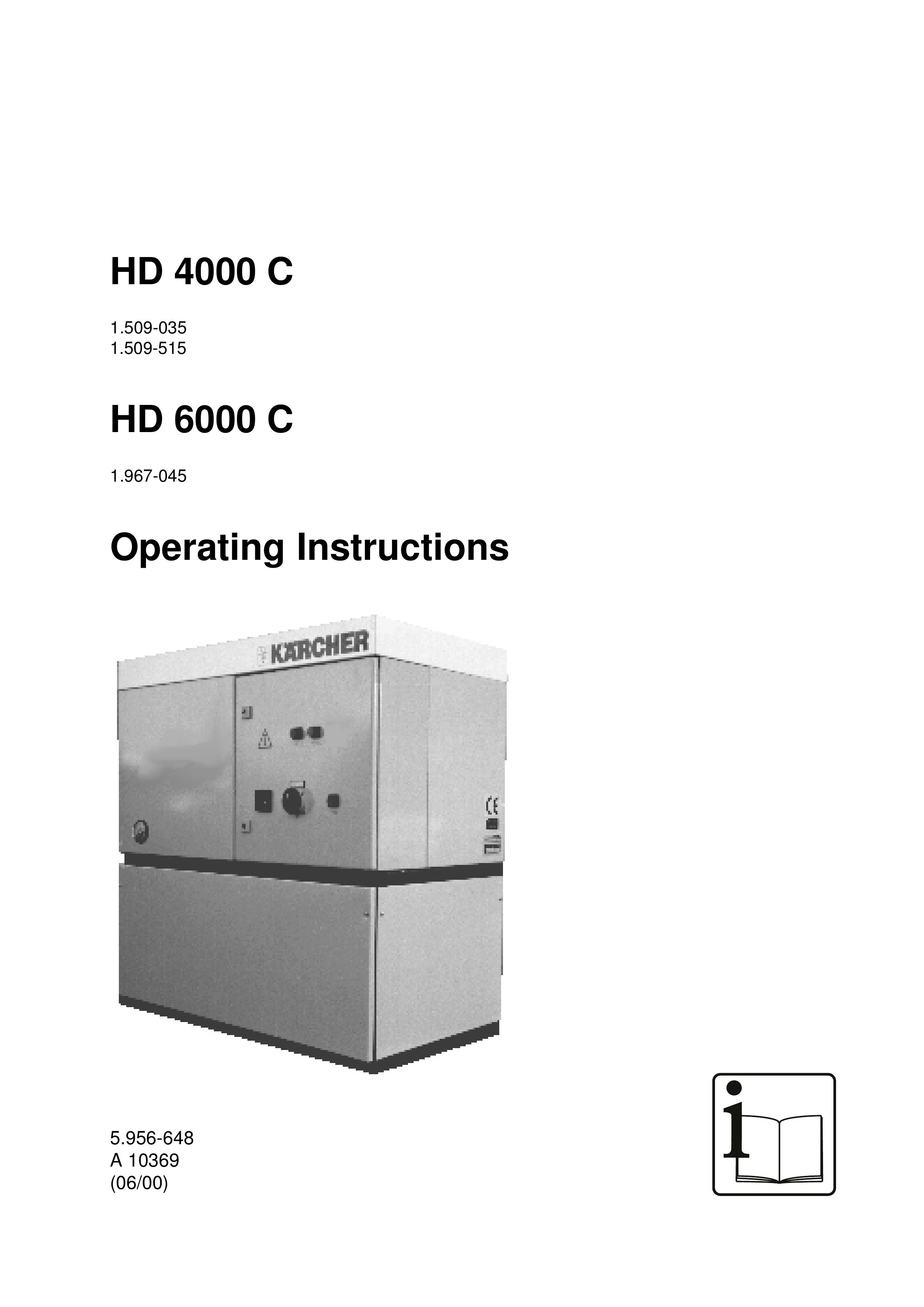 Karcher HD 4000 C Pressure Washer User Manual