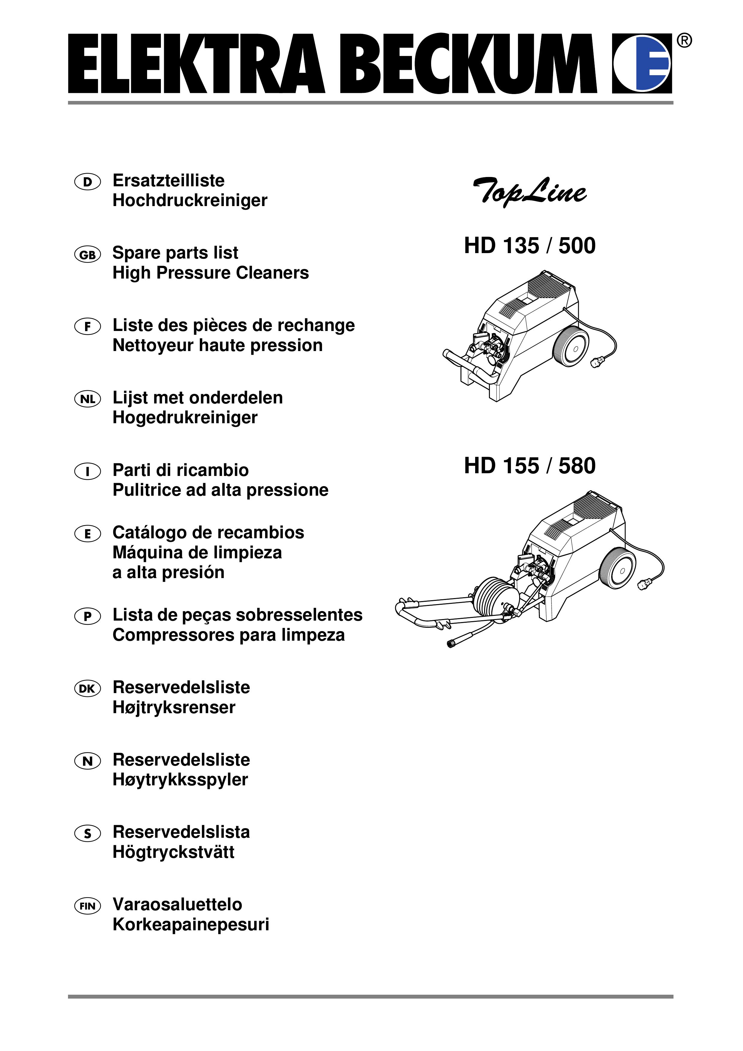 Metabo HD 135 / 500 Pressure Washer User Manual