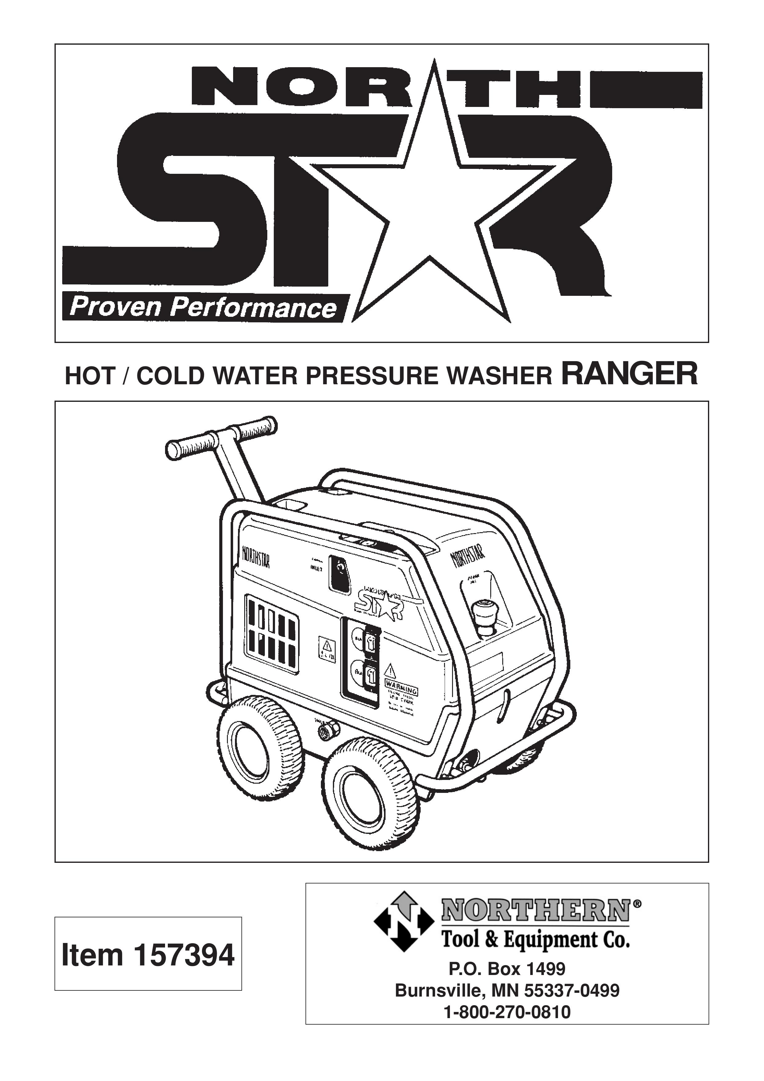 North Star 157394 Pressure Washer User Manual