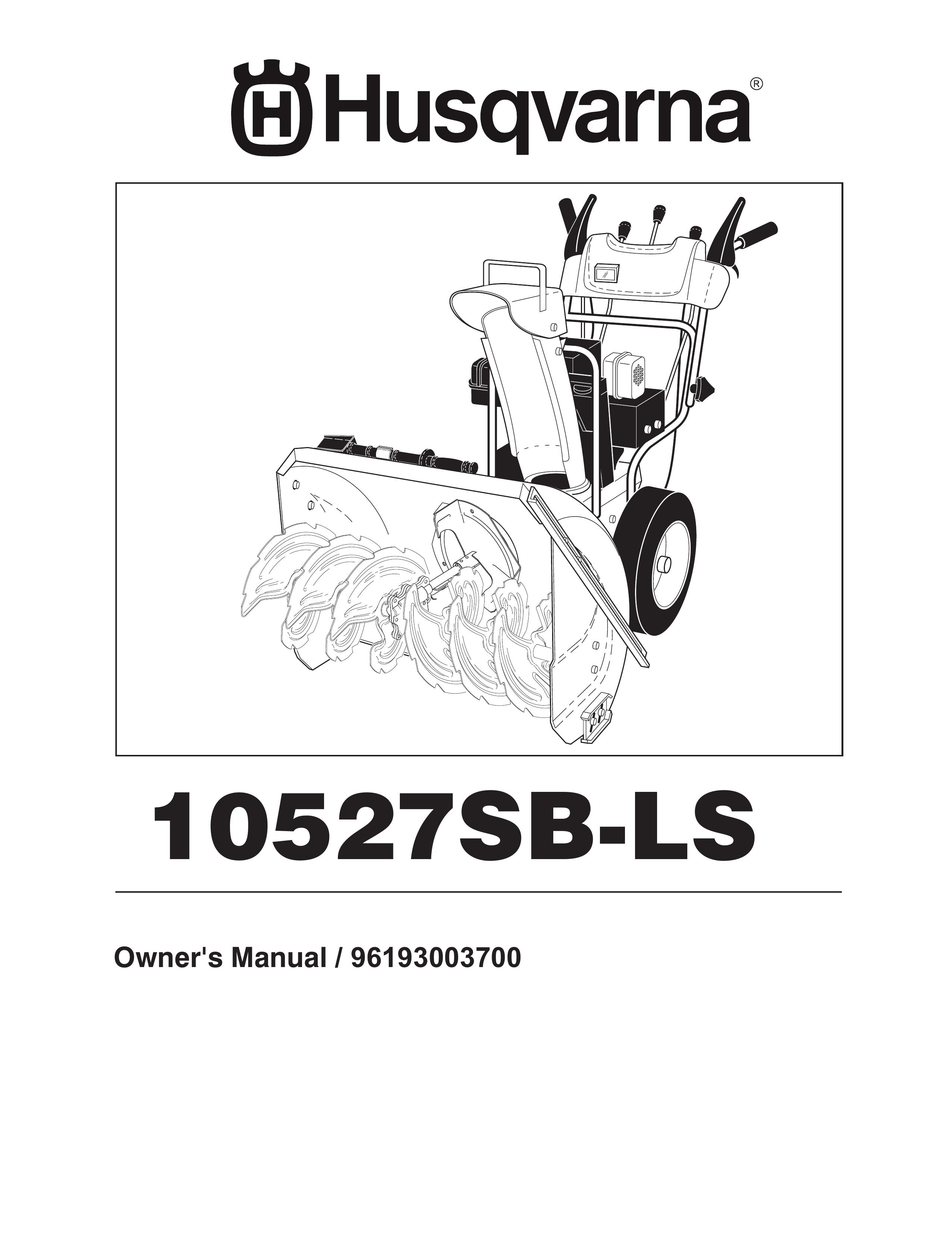 Husqvarna 10527SB-LS Snow Blower User Manual