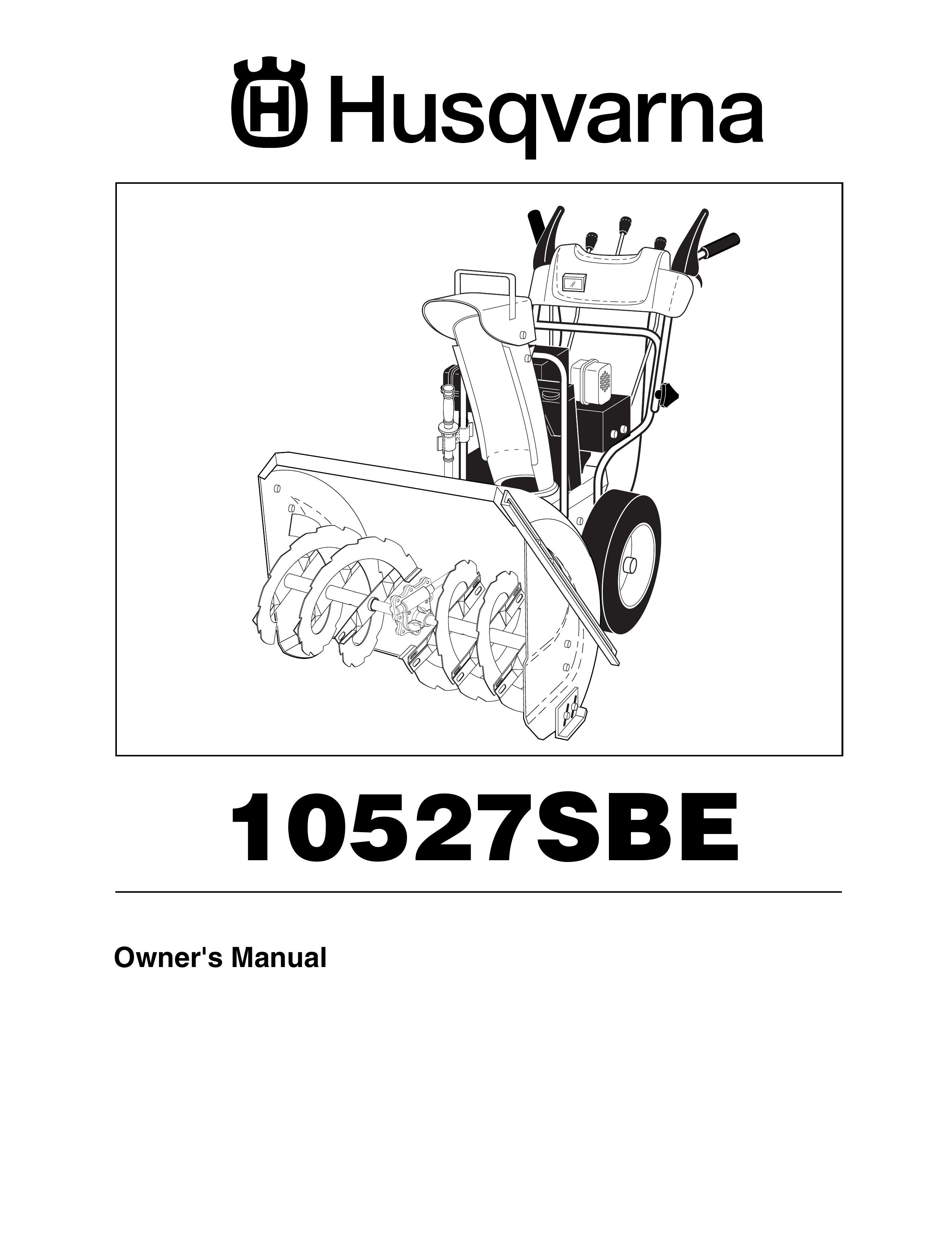 Husqvarna 10527SBE Snow Blower User Manual