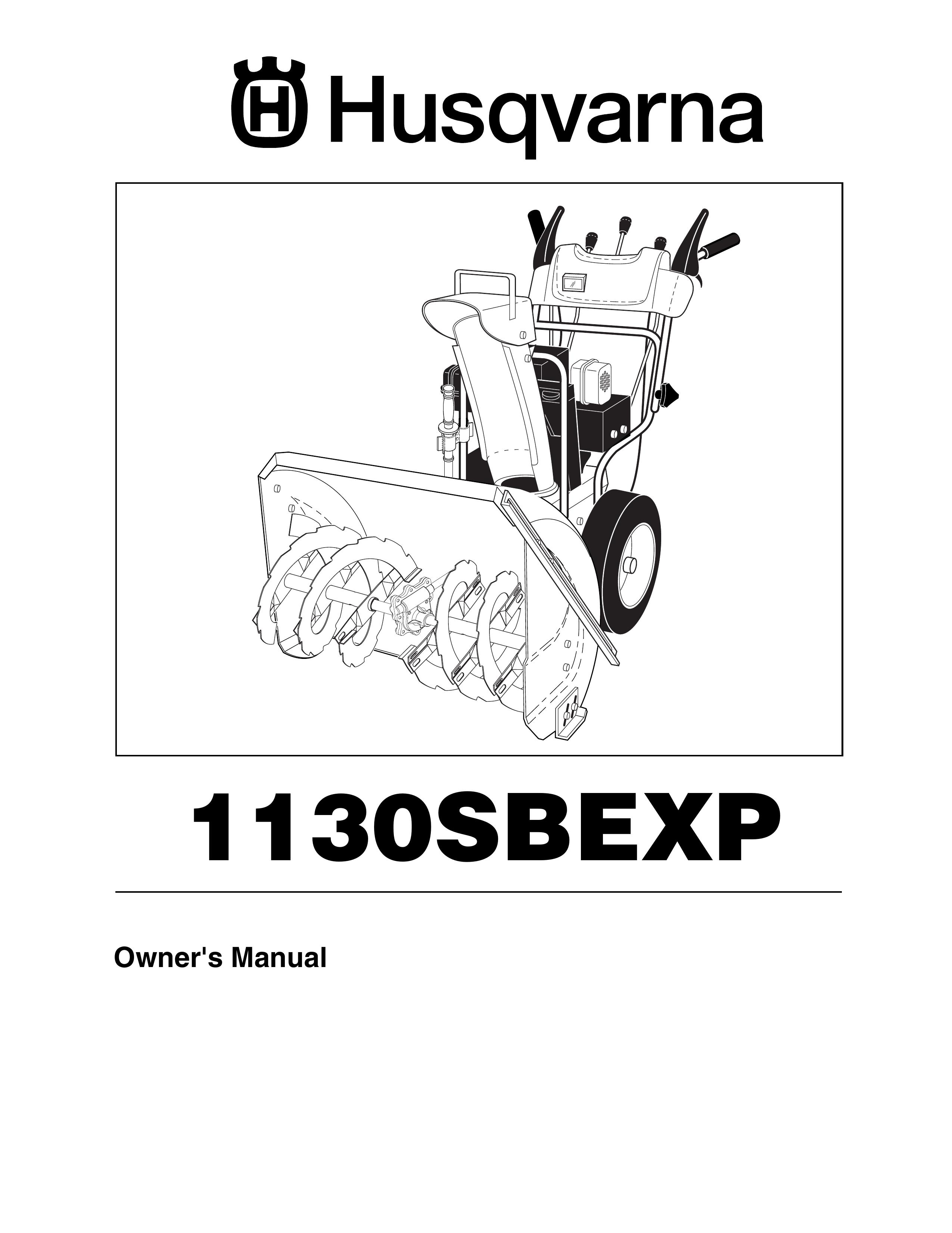 Husqvarna 1130SBEXP Snow Blower User Manual
