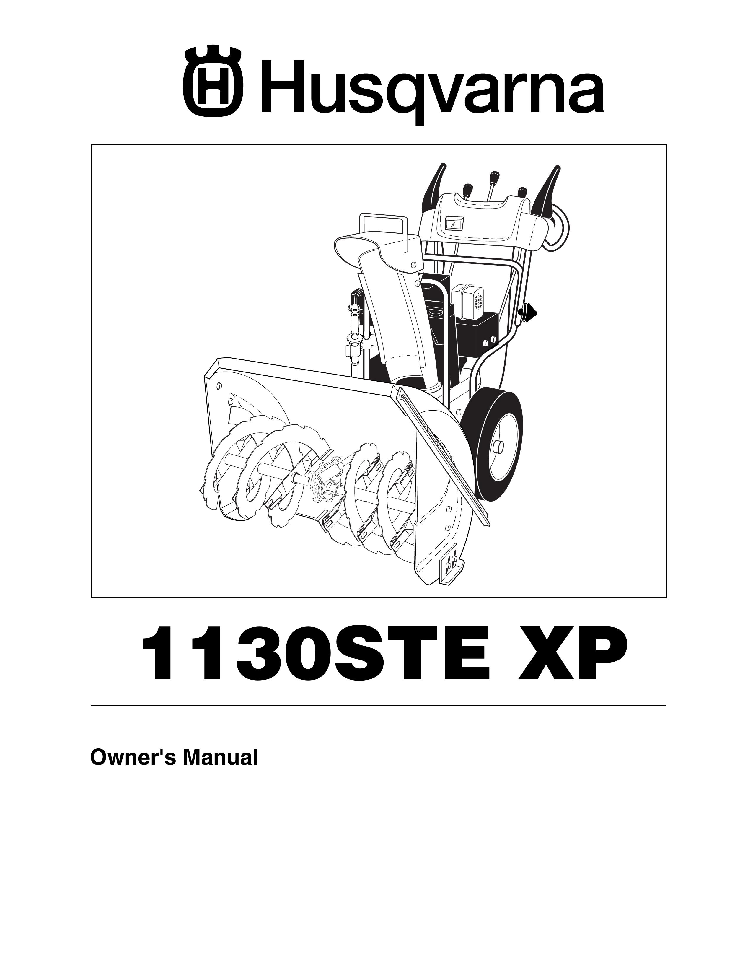 Husqvarna 1130STE XP Snow Blower User Manual