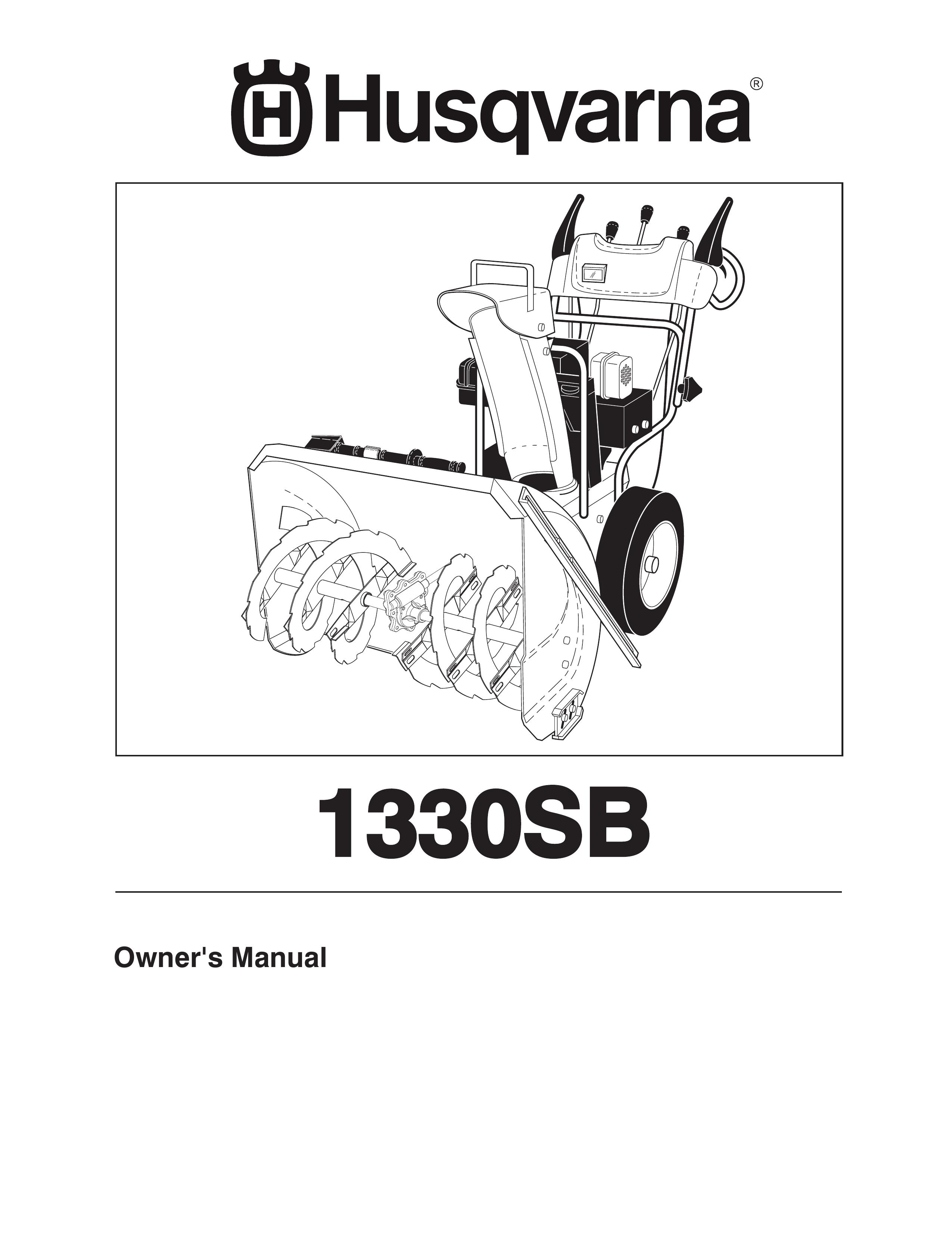 Husqvarna 1330SB Snow Blower User Manual