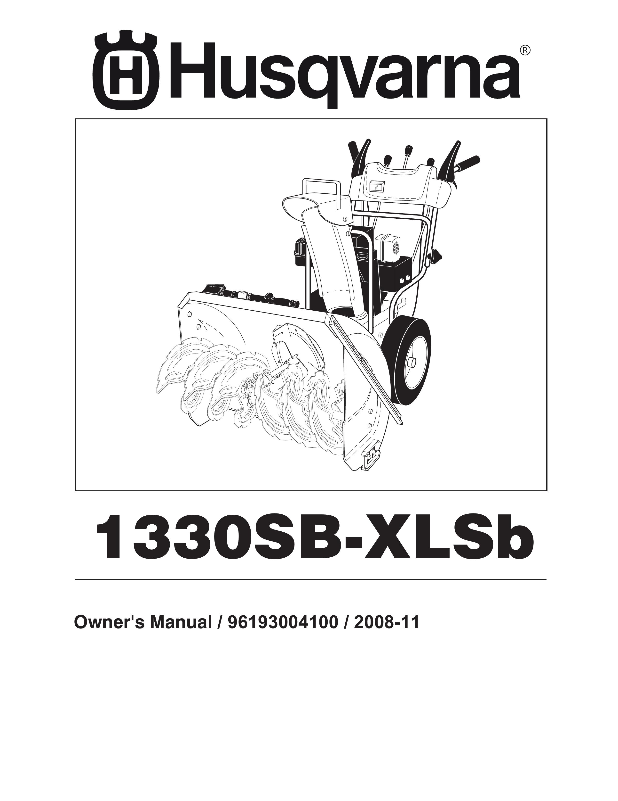 Husqvarna 1330SB-XLSB Snow Blower User Manual
