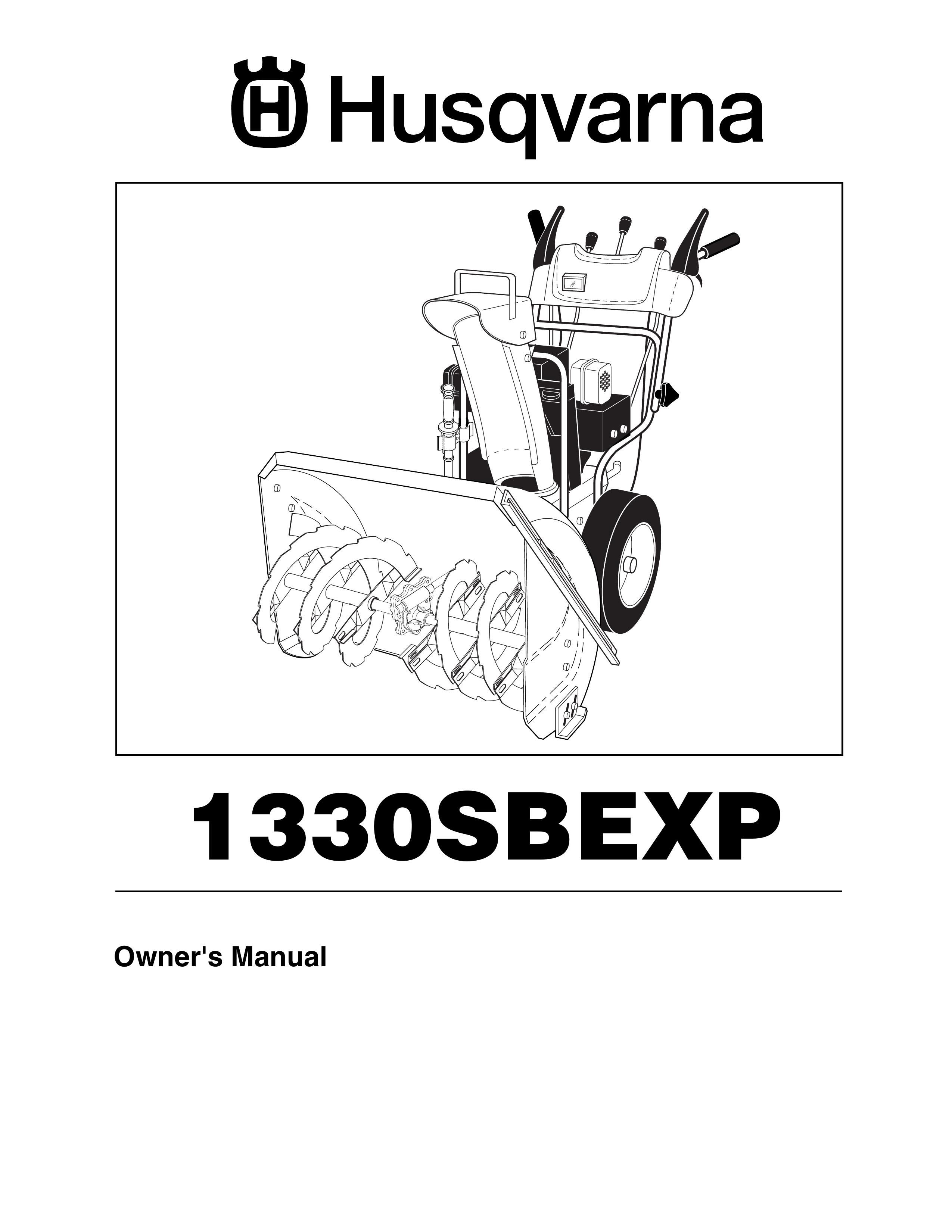 Husqvarna 1330SBEXP Snow Blower User Manual