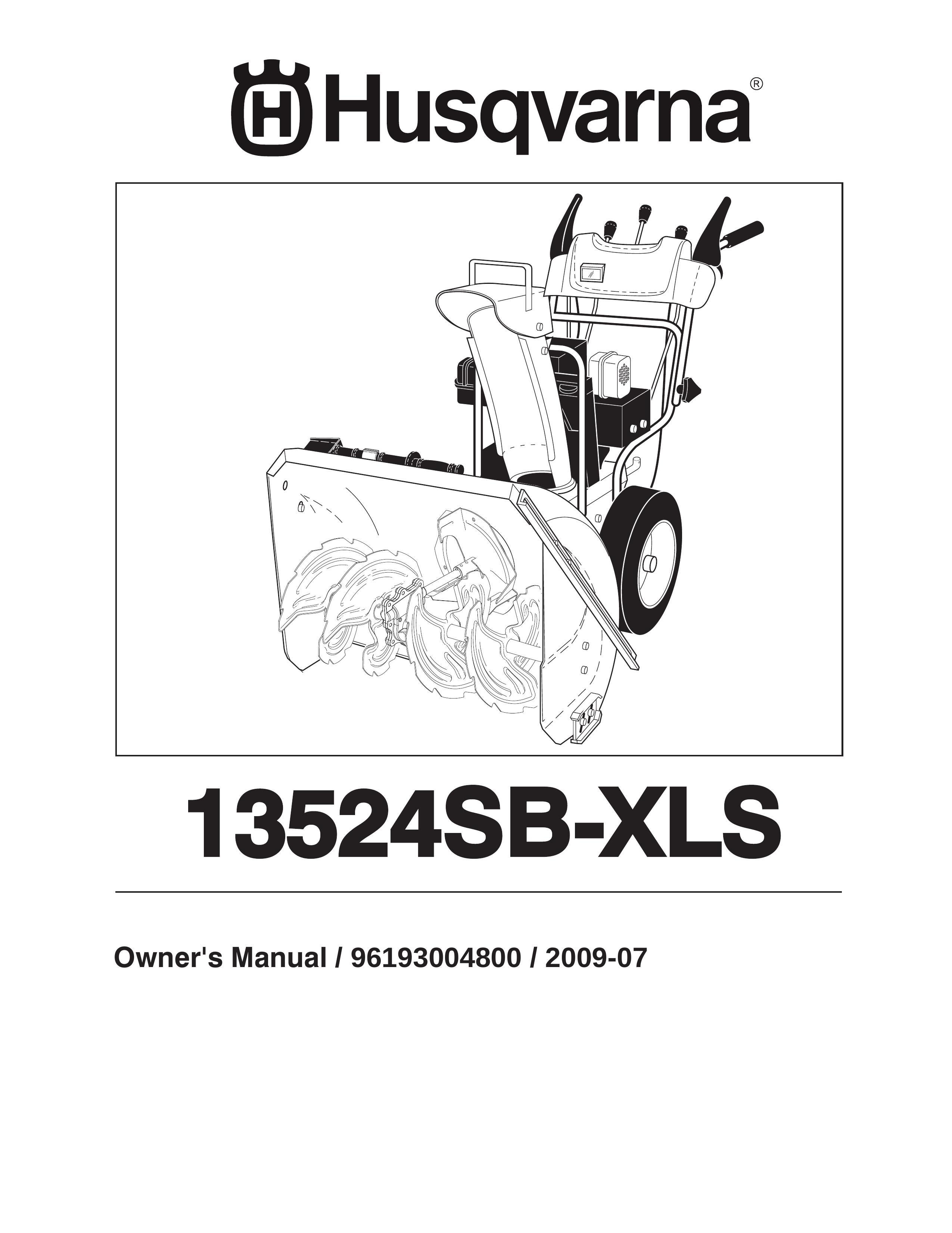 Husqvarna 13524SB-XLS Snow Blower User Manual
