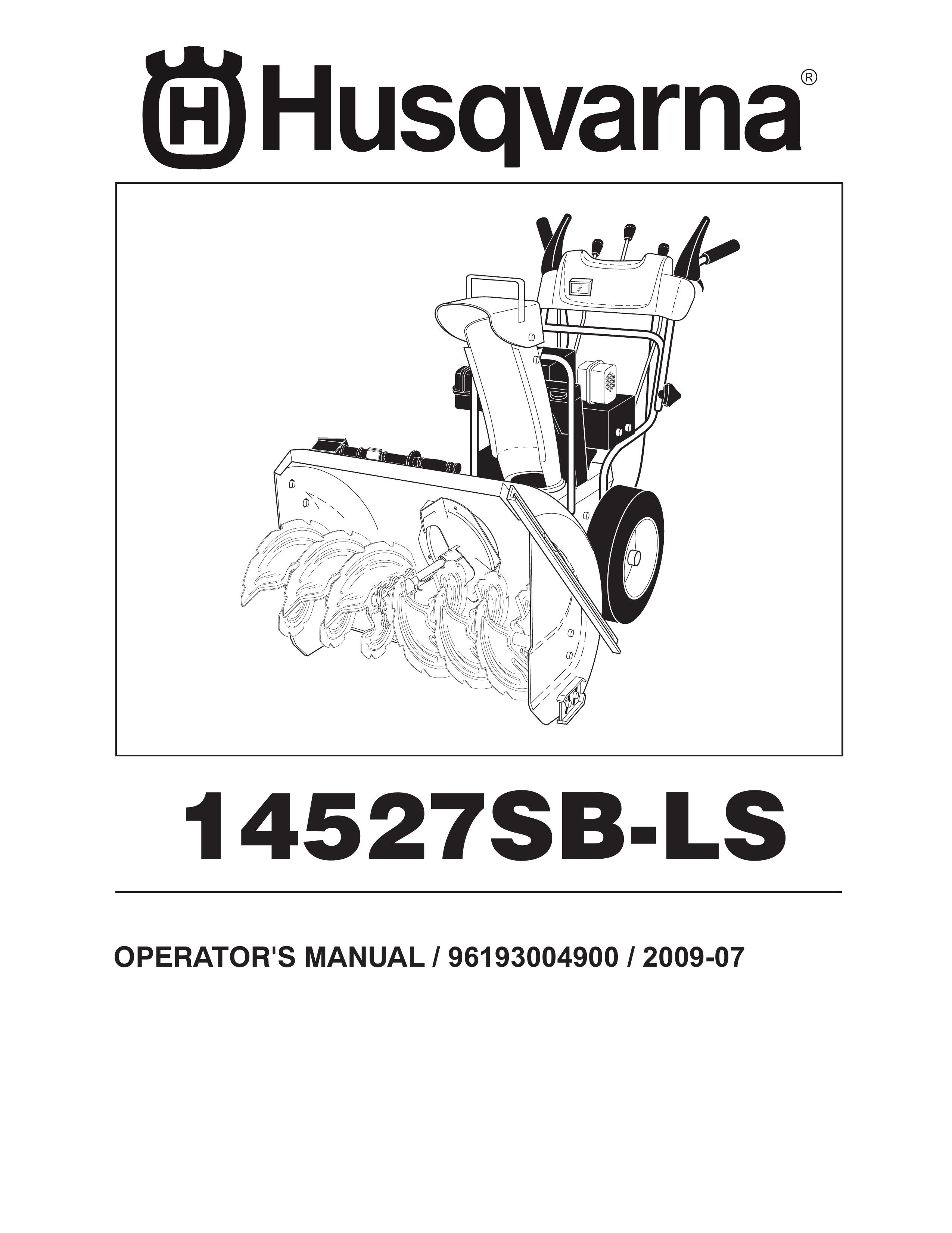 Husqvarna 14527SB-LS Snow Blower User Manual