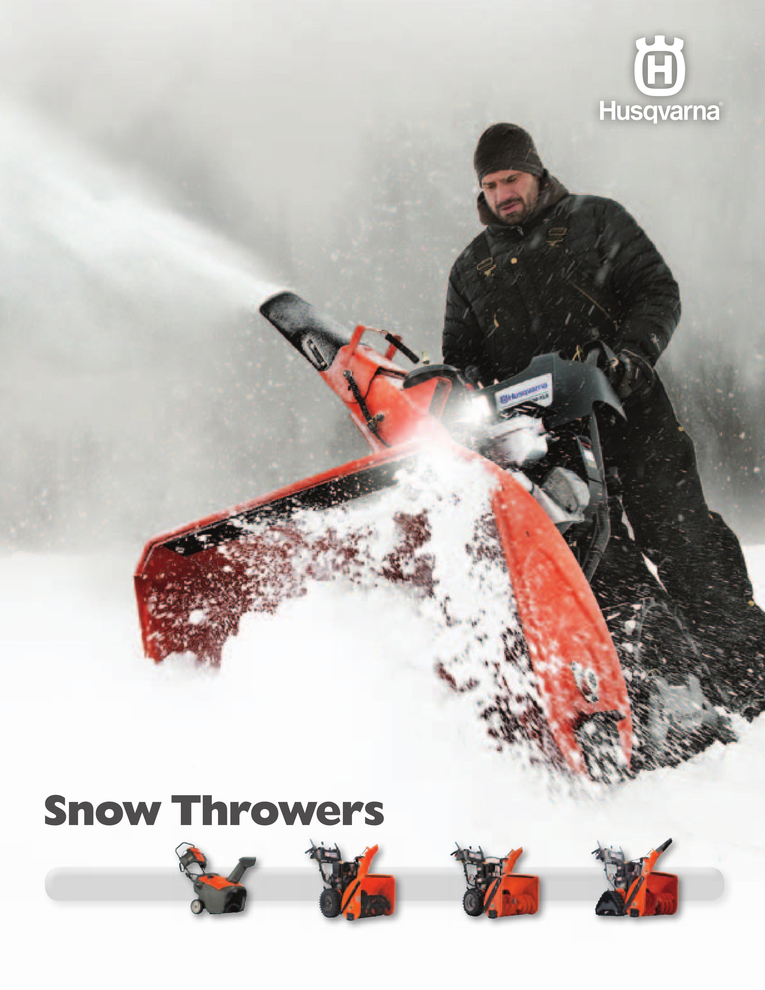 Husqvarna 16527EXLT Snow Blower User Manual