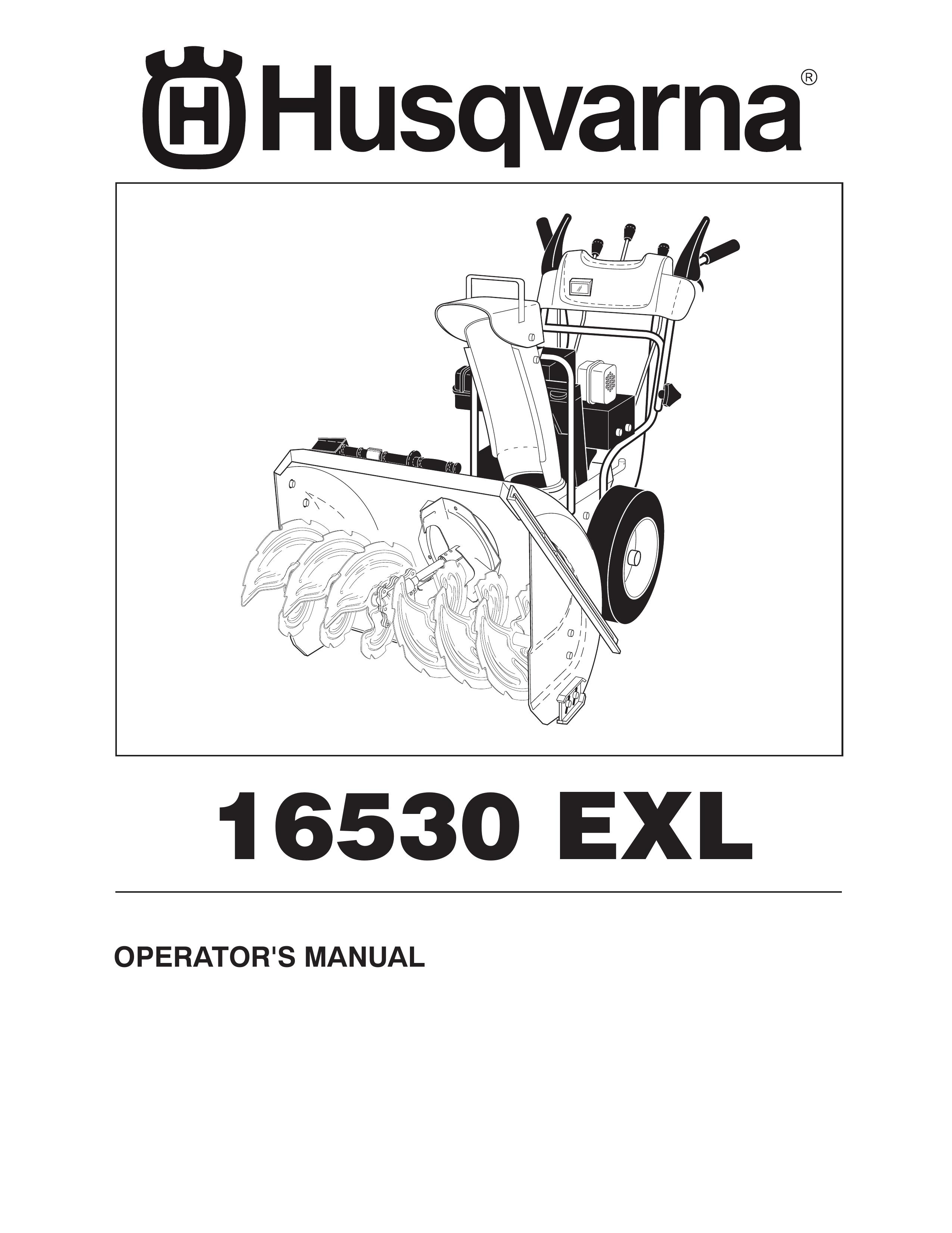 Husqvarna 16530 EXL Snow Blower User Manual
