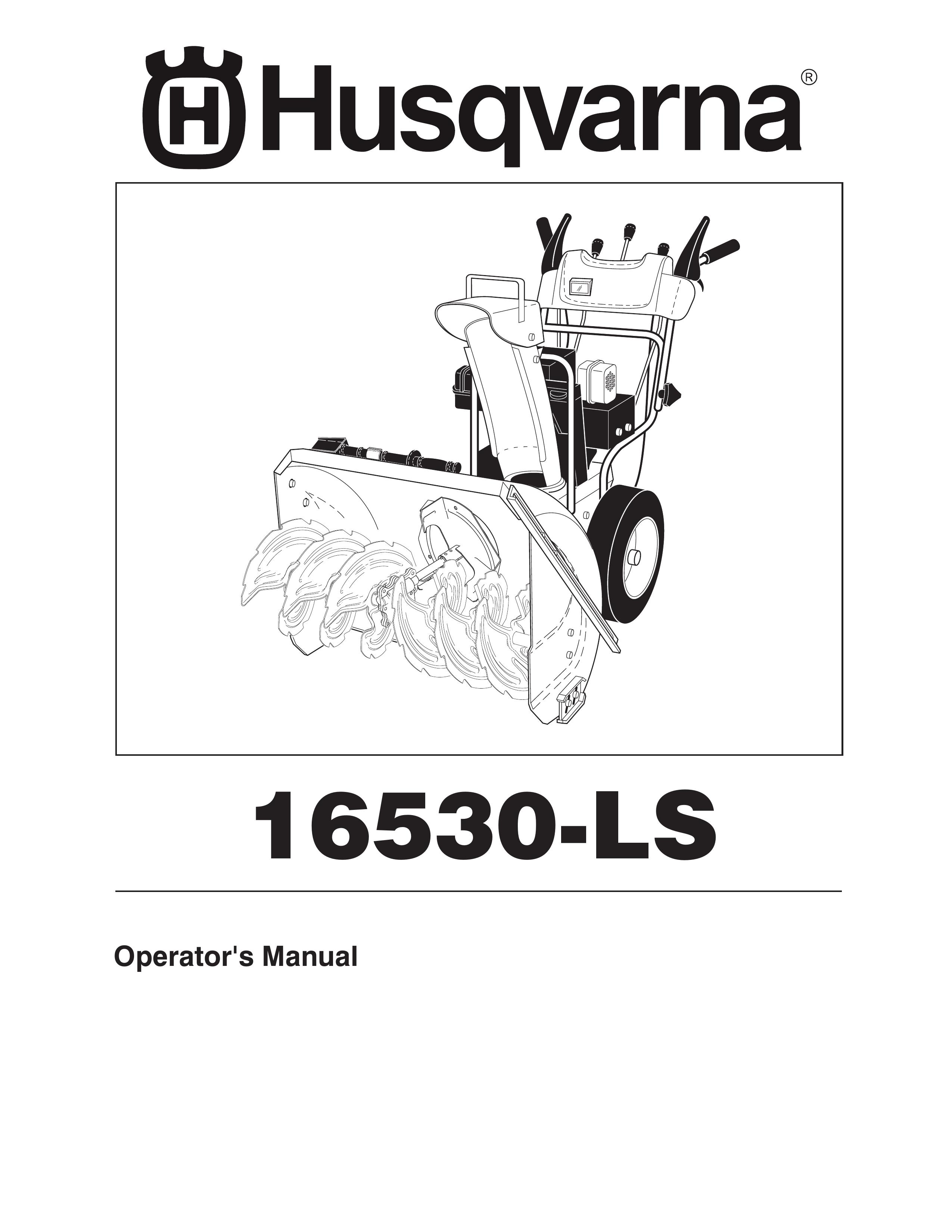 Husqvarna 16530-LS Snow Blower User Manual