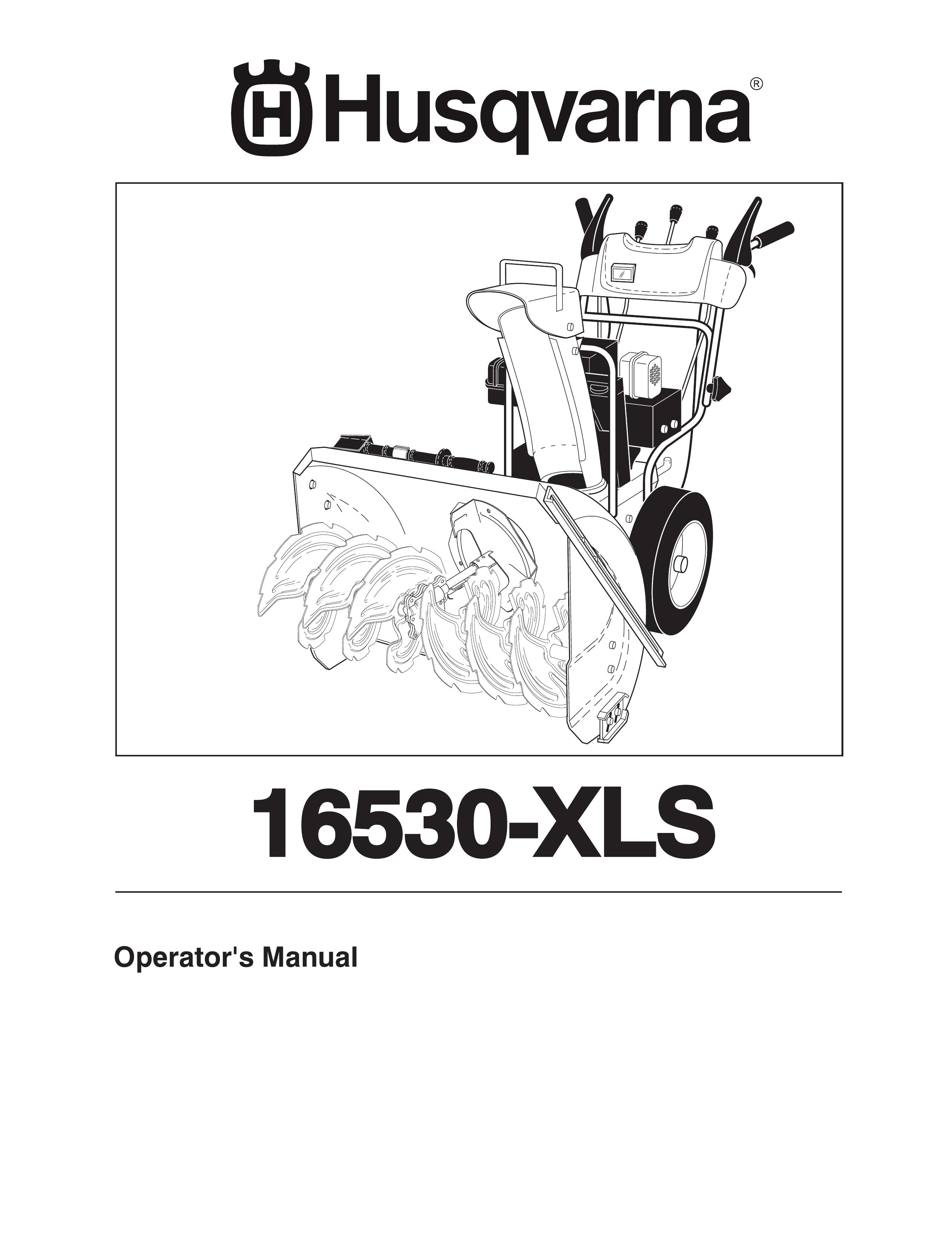 Husqvarna 16530-XLS Snow Blower User Manual