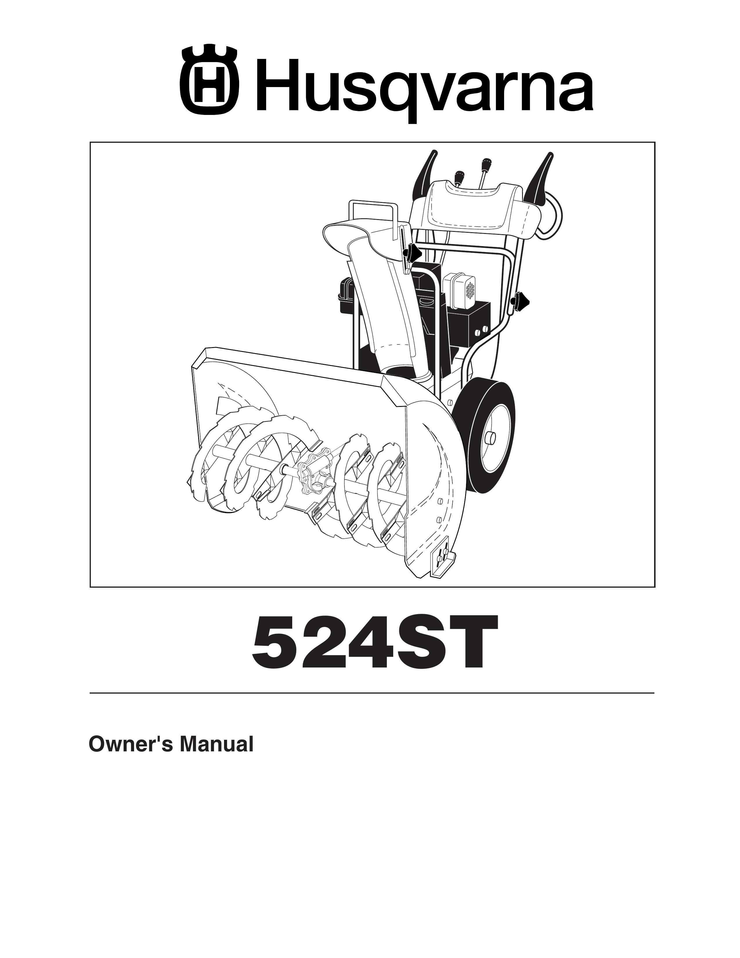 Husqvarna 524ST Snow Blower User Manual