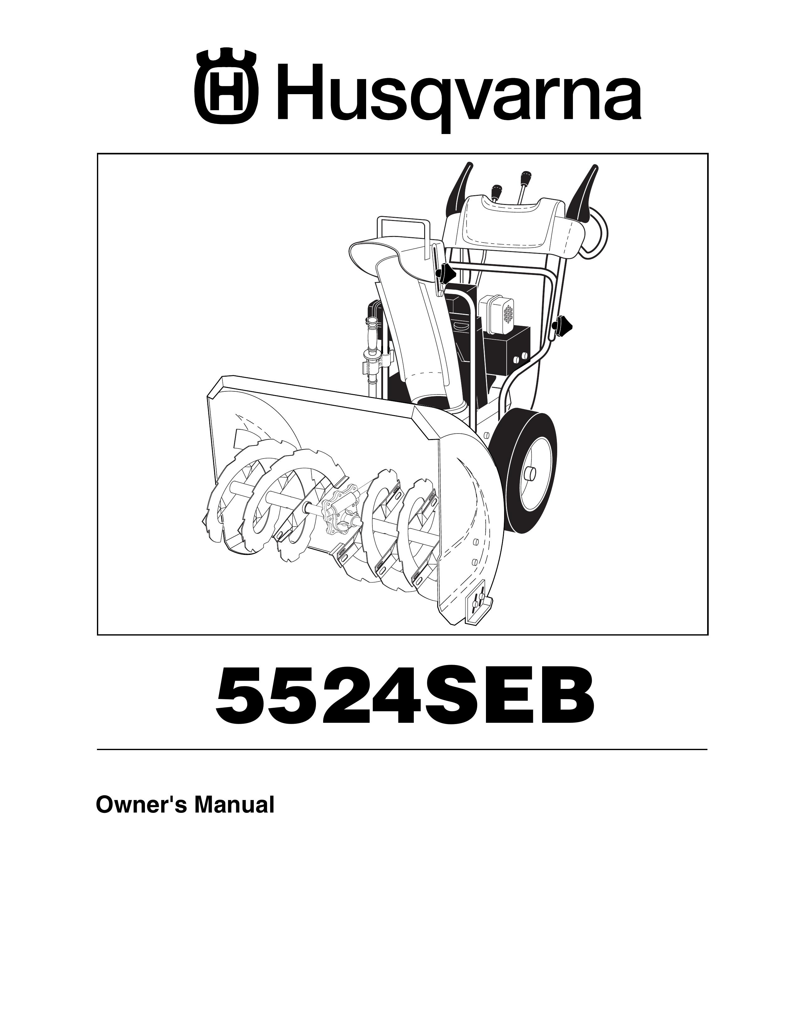 Husqvarna 5524SEB Snow Blower User Manual