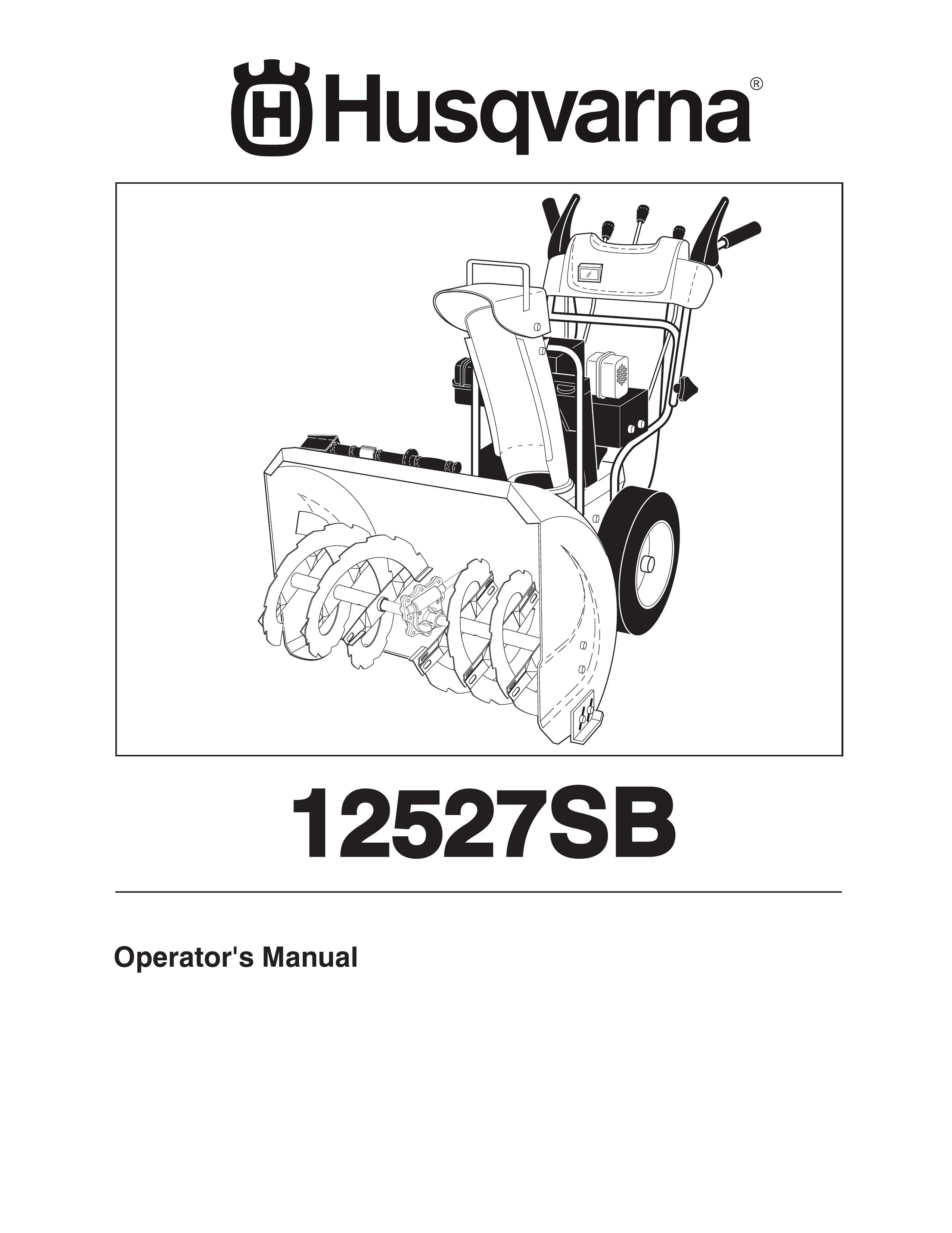 Yard Machines 12527SB Snow Blower User Manual