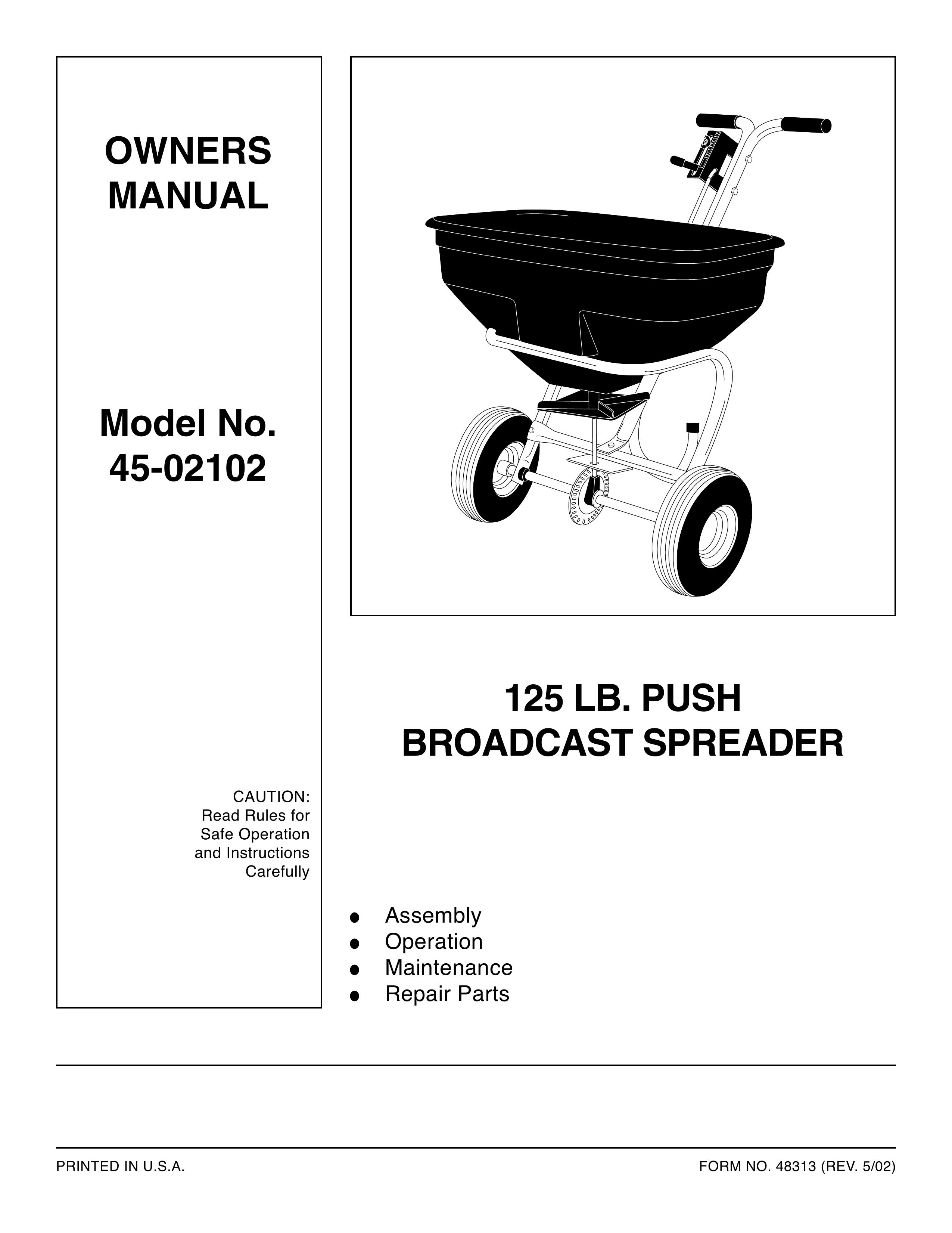 Agri-Fab 45-02102 Spreader User Manual