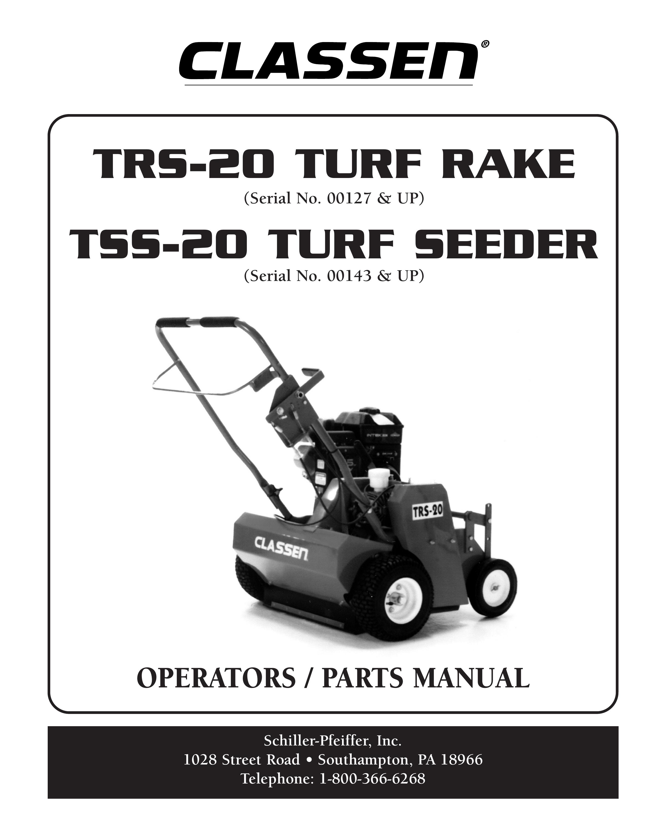 Classen TRS-20 Spreader User Manual
