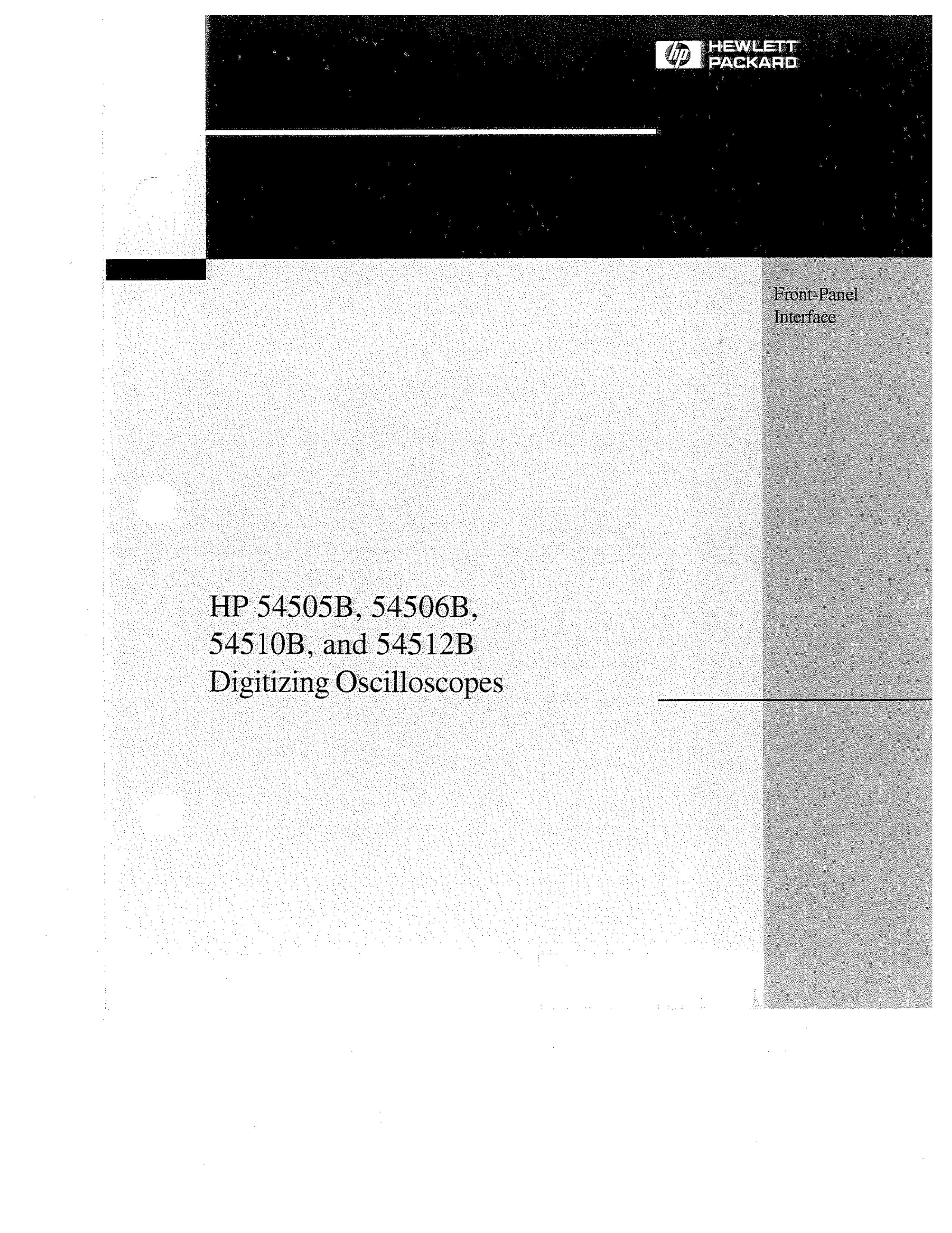 HP (Hewlett-Packard) 54505B Sprinkler User Manual