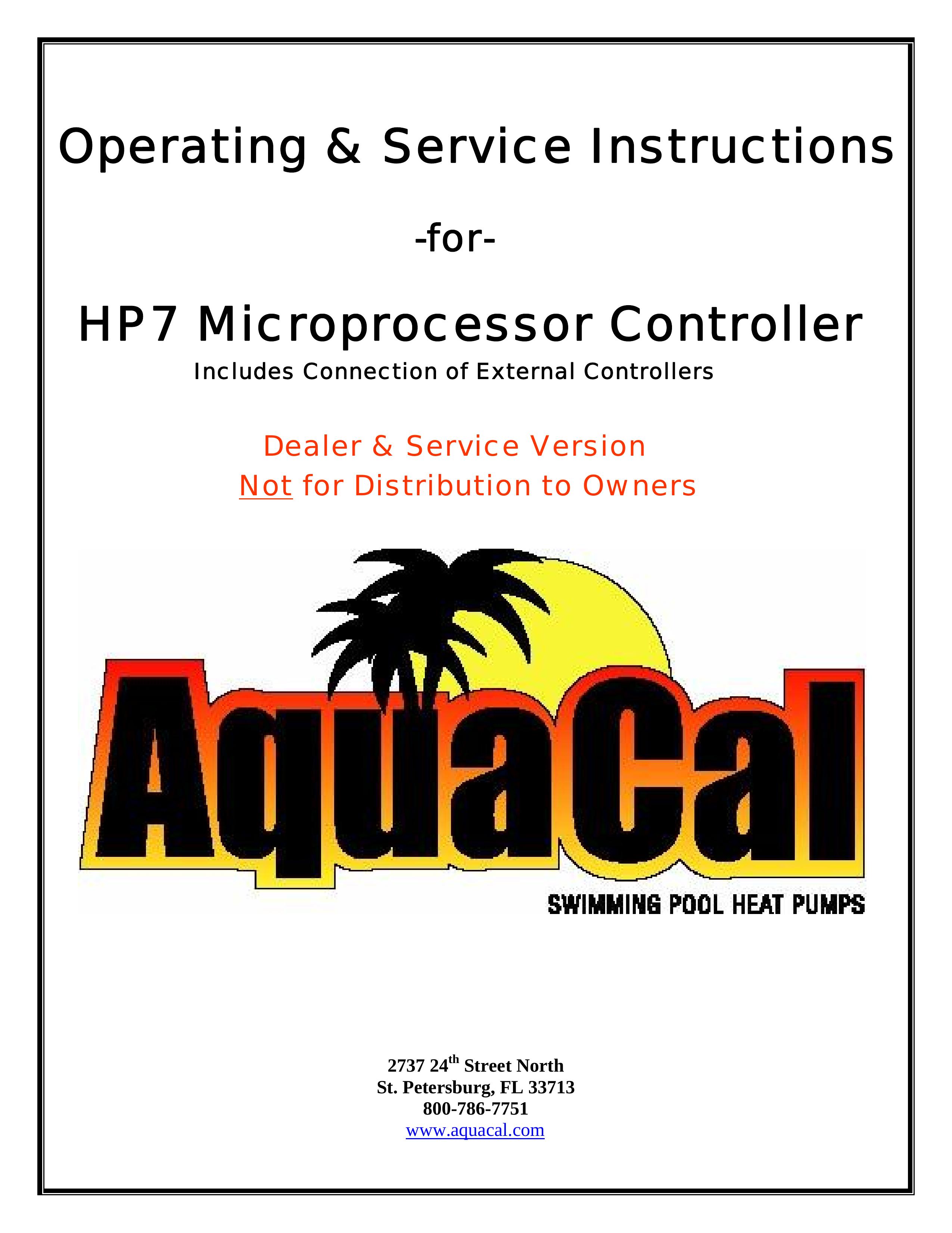Aquacal HP7 Swimming Pool Heater User Manual