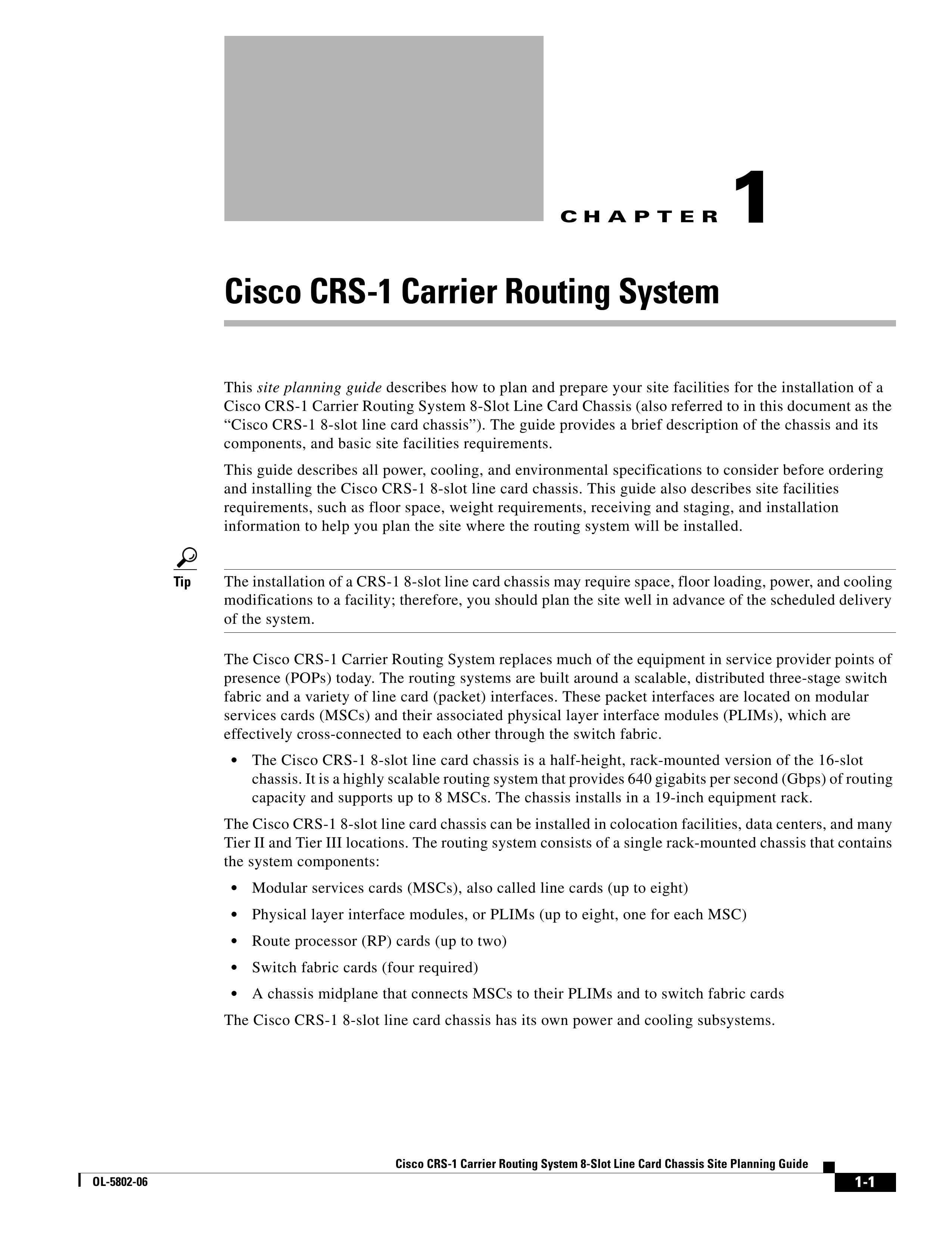 Cisco Systems CRS-1 Swimming Pool Vacuum User Manual