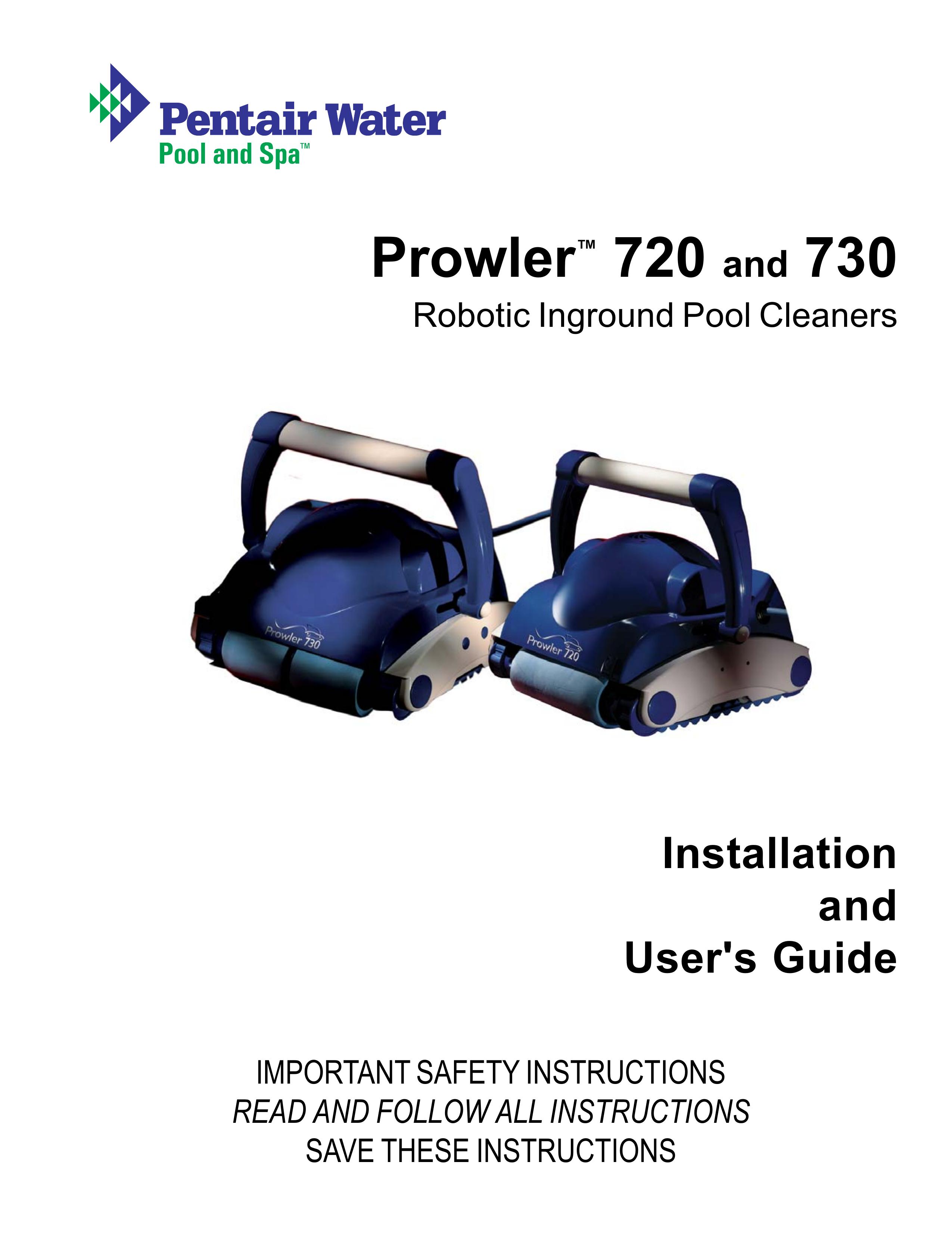 Pentair 720 Swimming Pool Vacuum User Manual