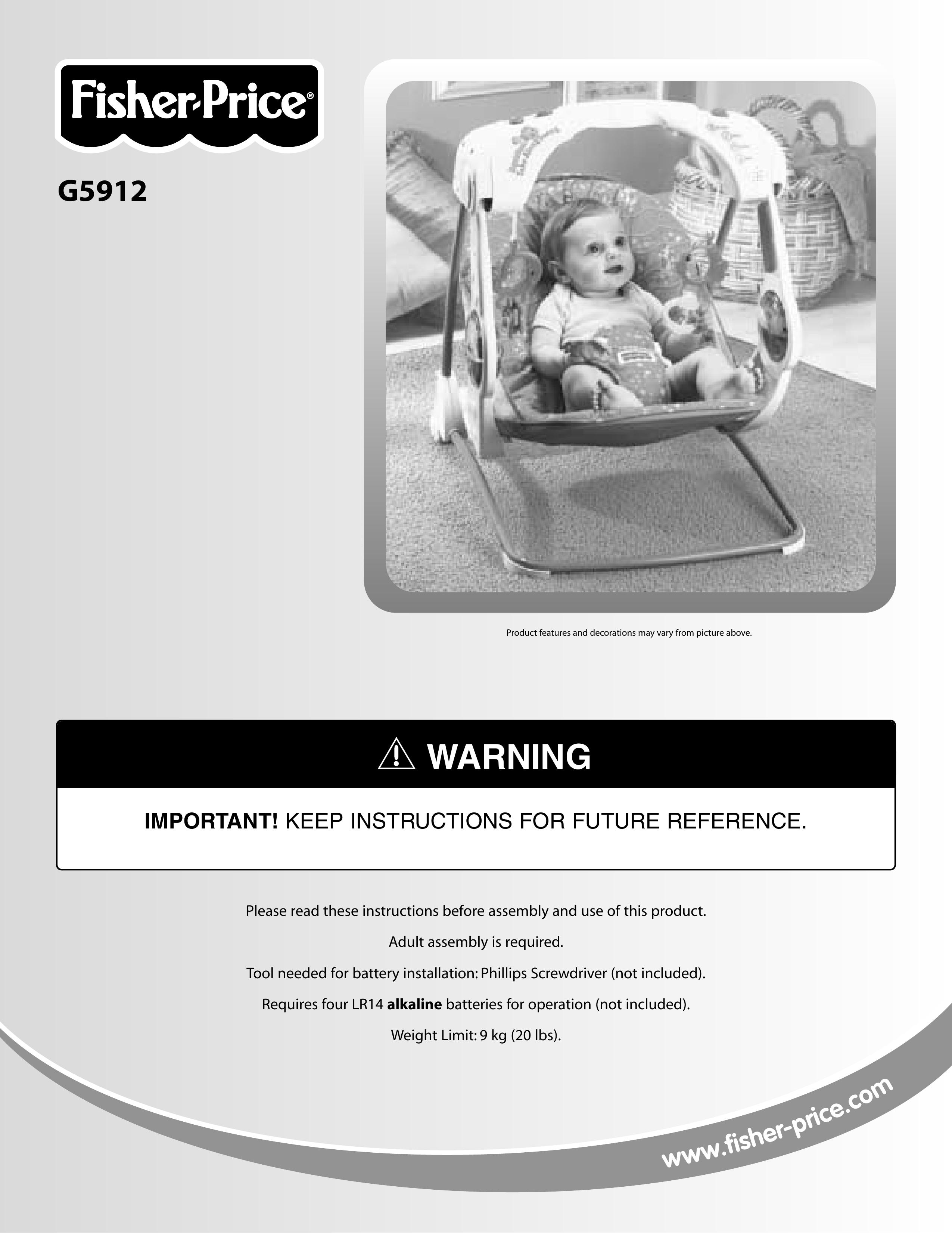 Fisher-Price G5912 Swing Sets User Manual