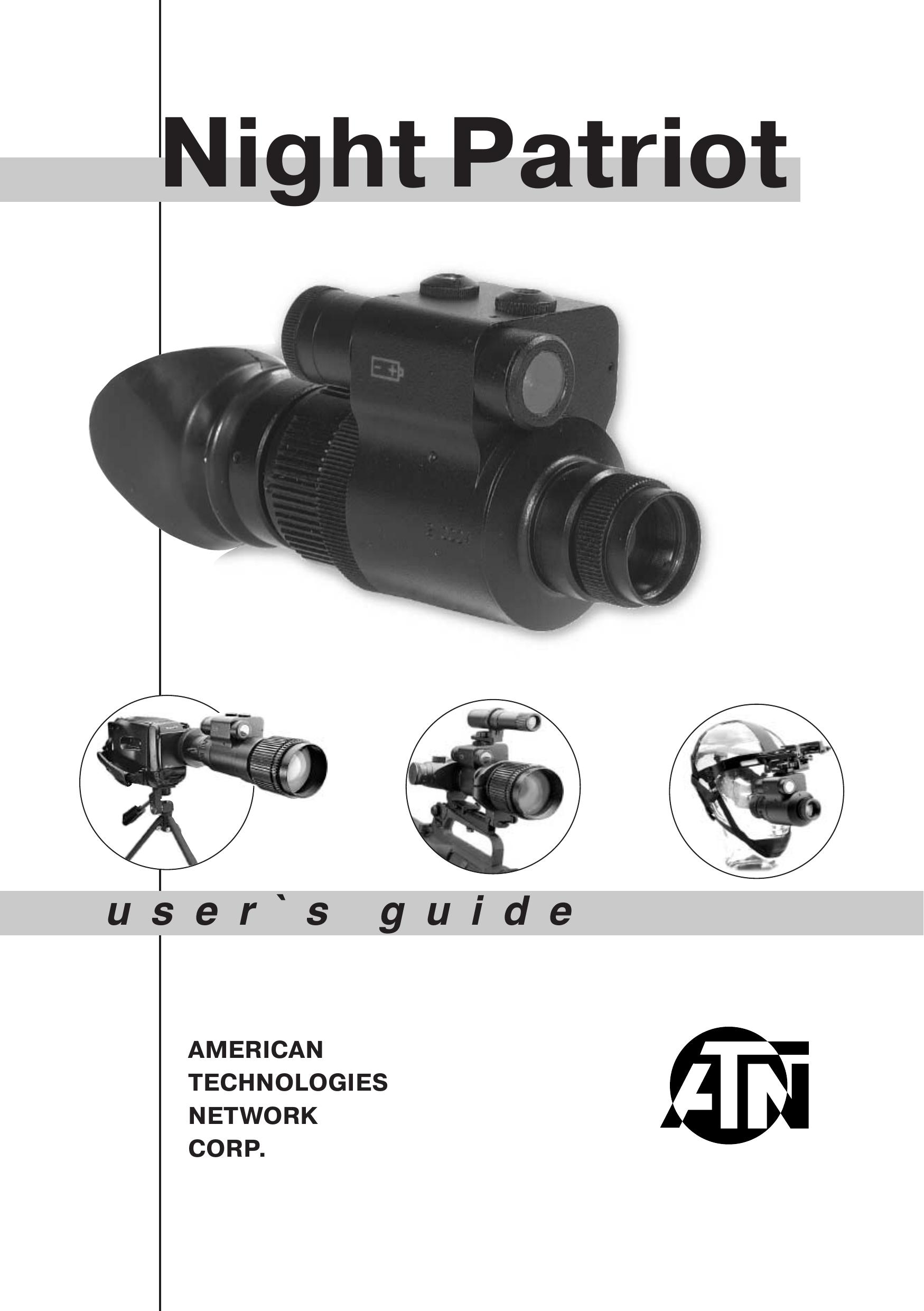 ATN Night Patriot Telescope User Manual