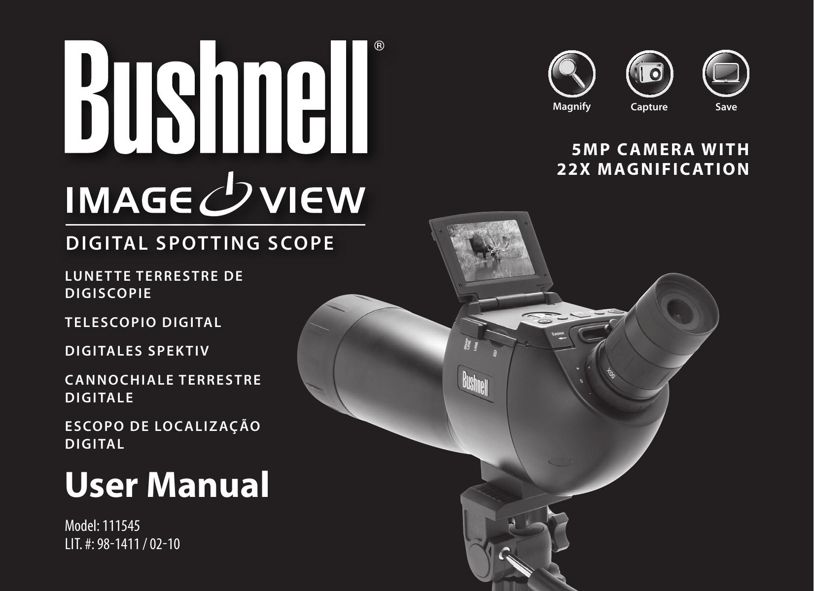 Bushnell 111545 Telescope User Manual