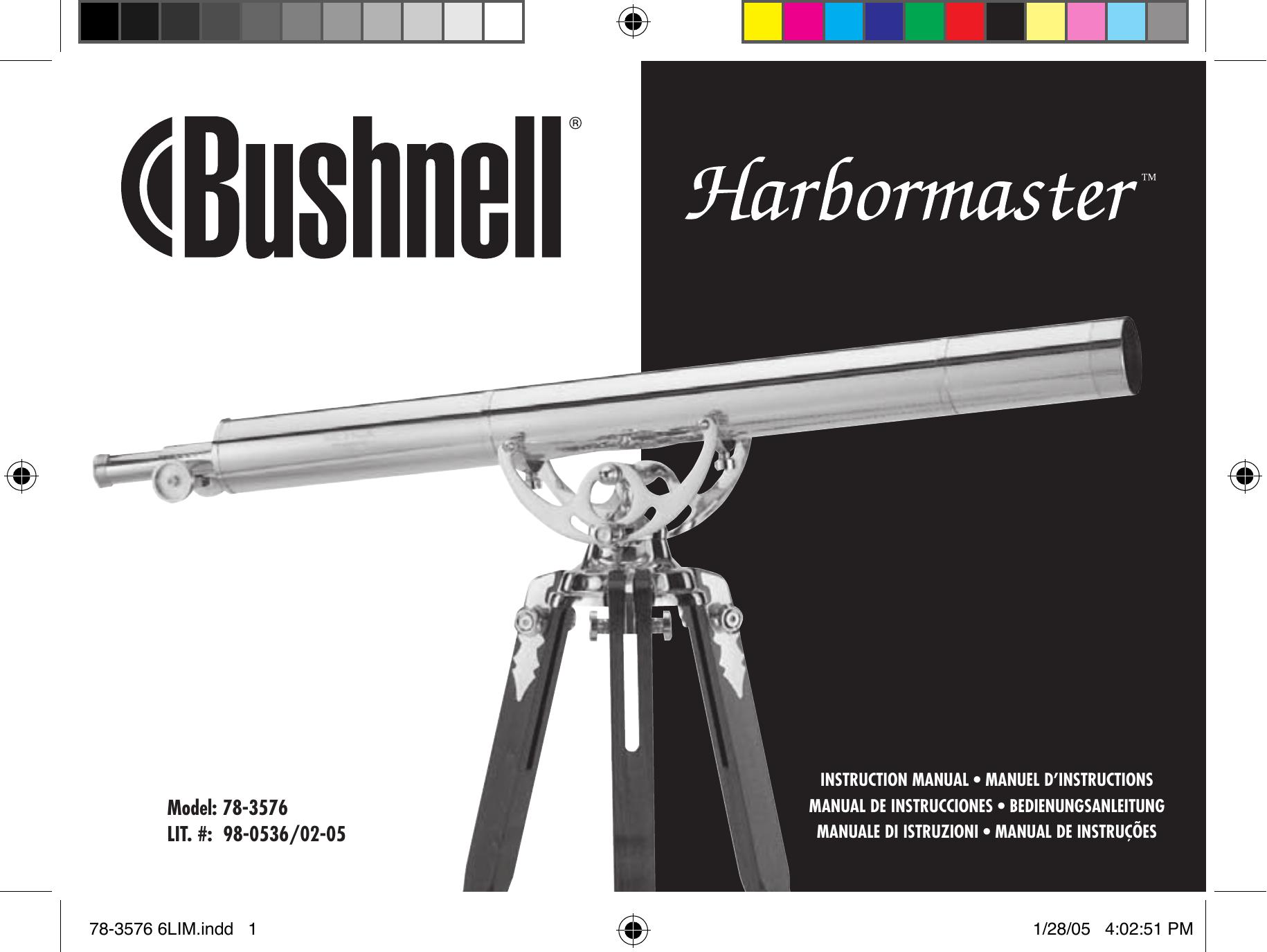 Bushnell 78-3576 Telescope User Manual