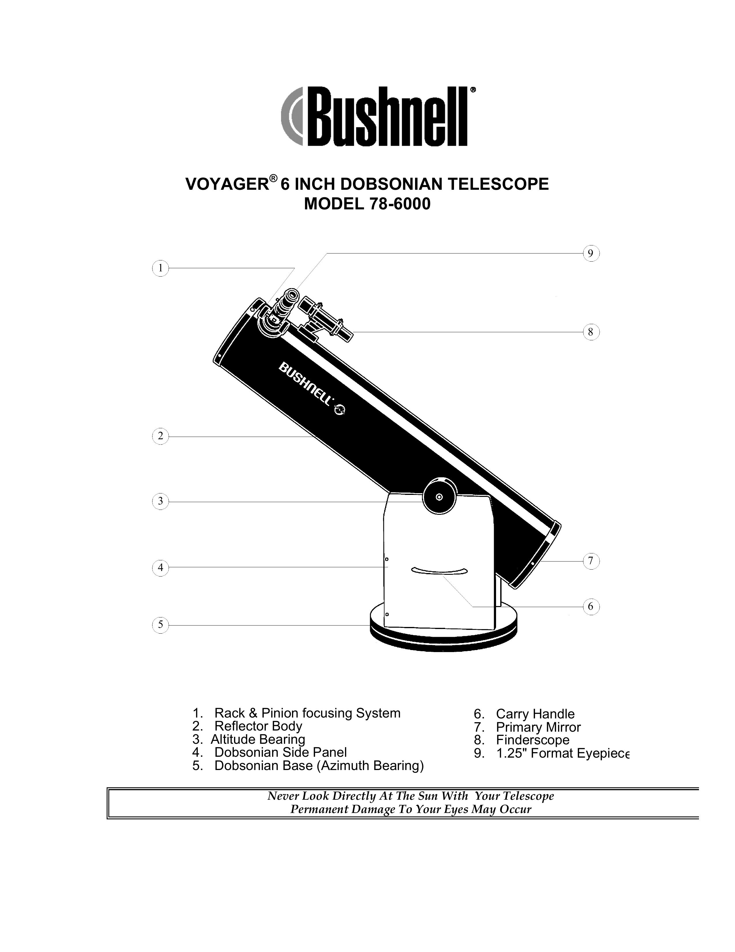 Bushnell 78-6000 Telescope User Manual