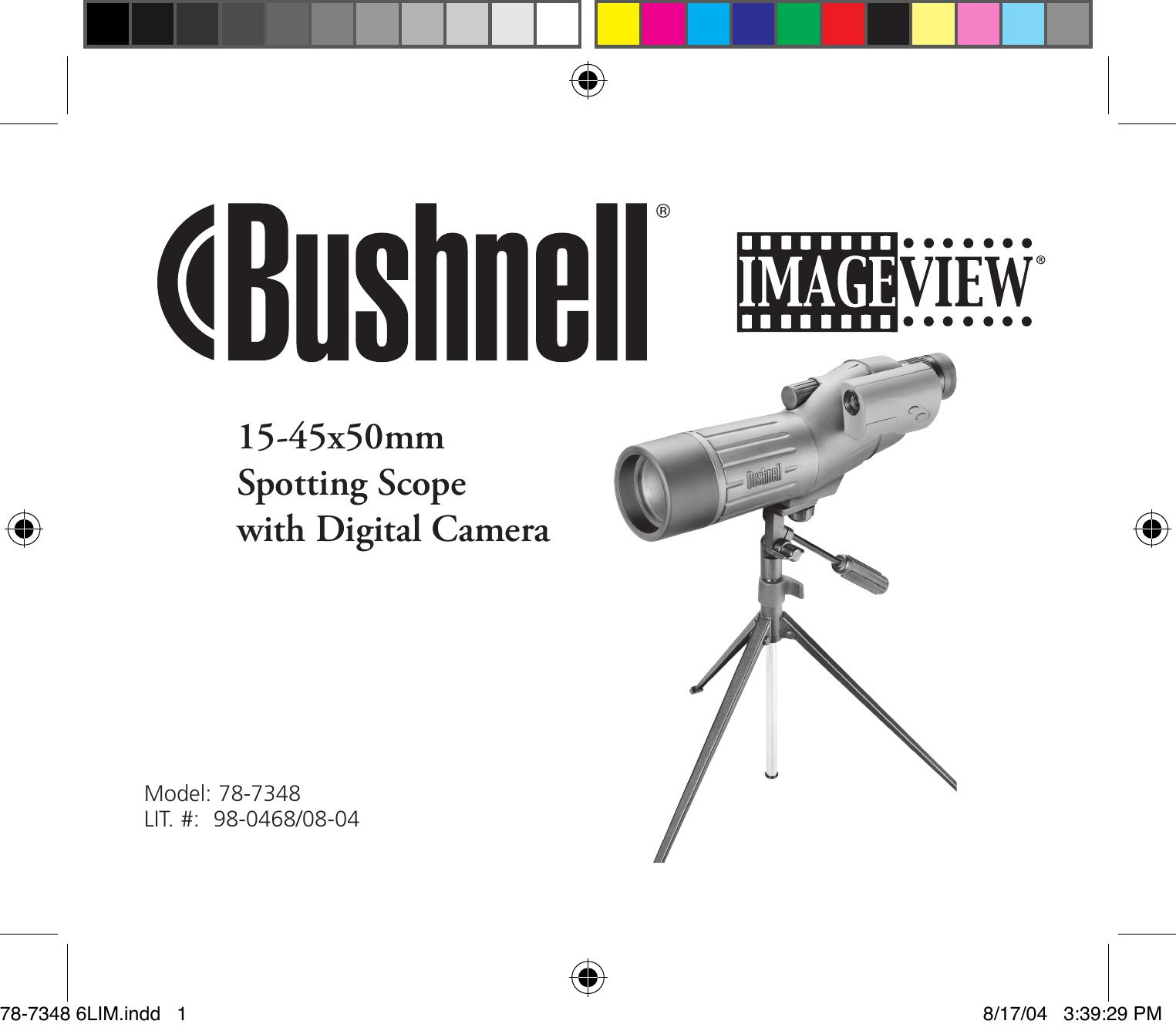 Bushnell 78-7348 Telescope User Manual