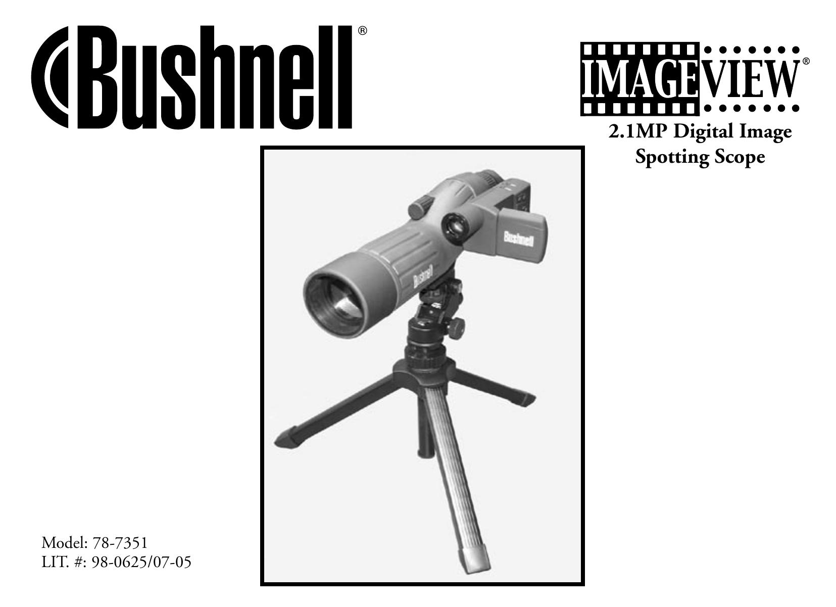 Bushnell 78-7351 Telescope User Manual
