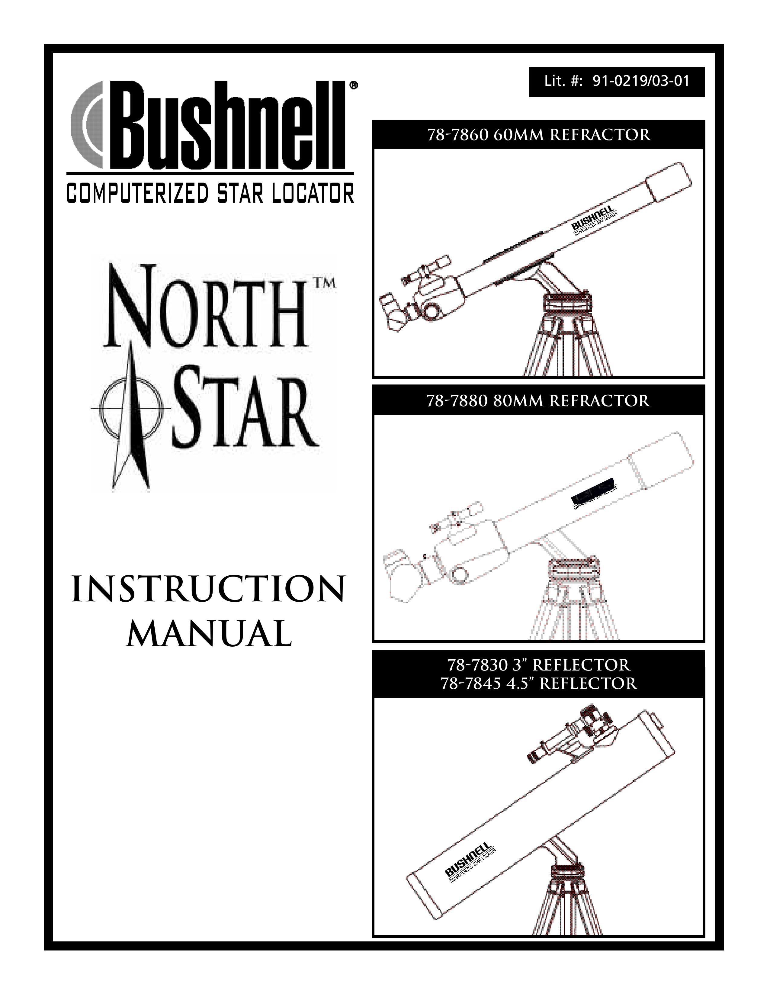 Bushnell 78-7830 3 REFLECTOR Telescope User Manual