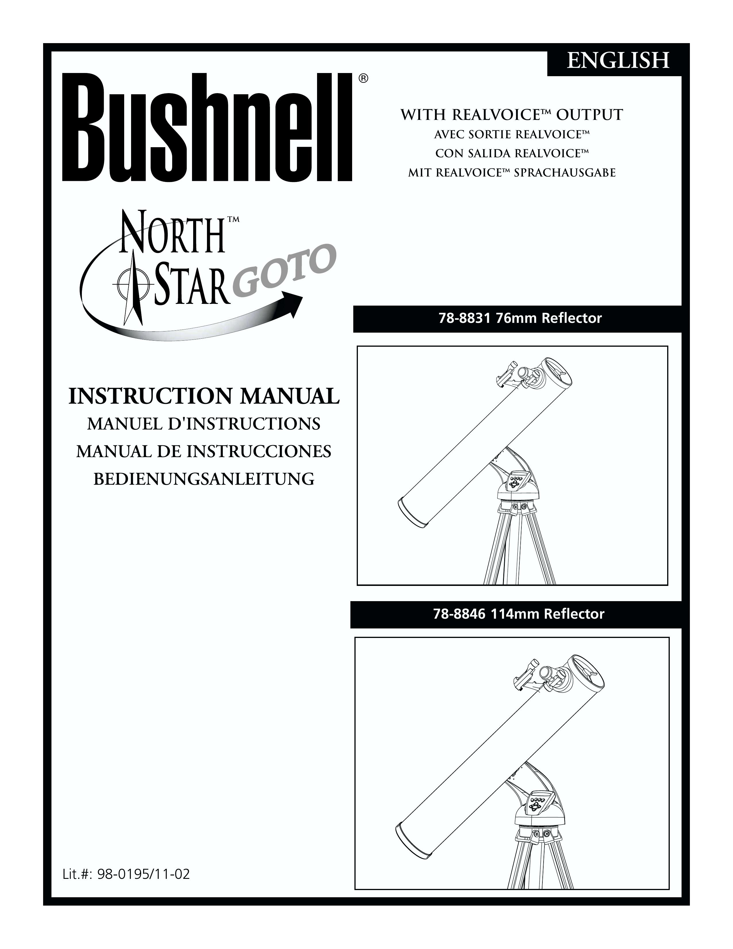 Bushnell 78-8831, 78-8846 Telescope User Manual