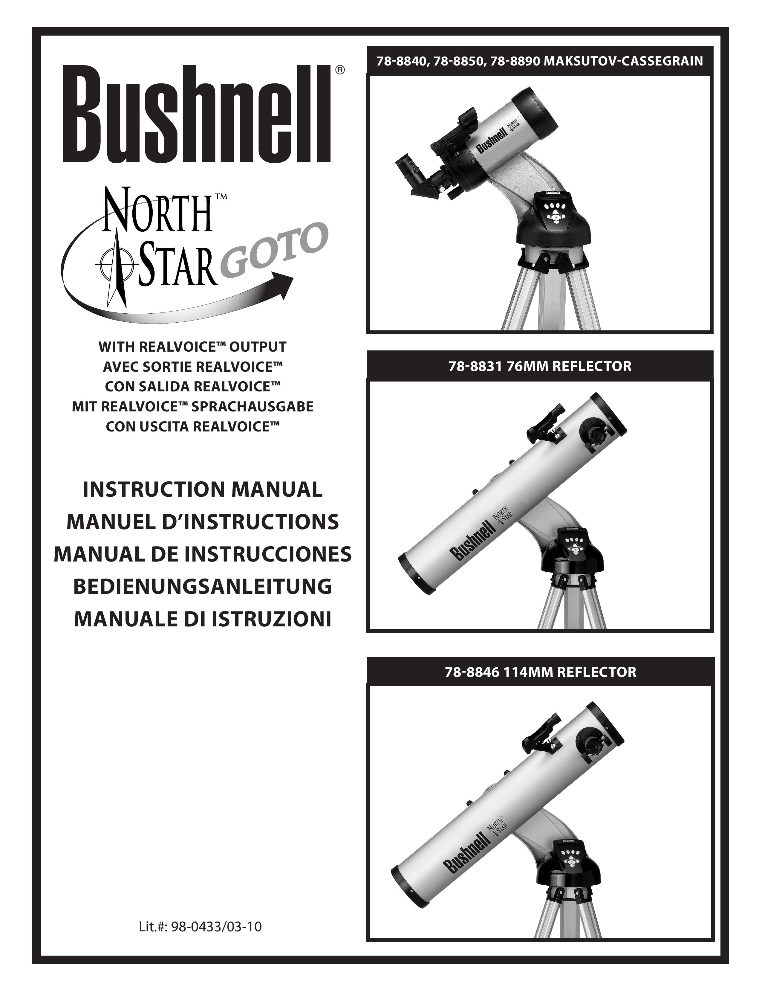 Bushnell 78-8840 Telescope User Manual