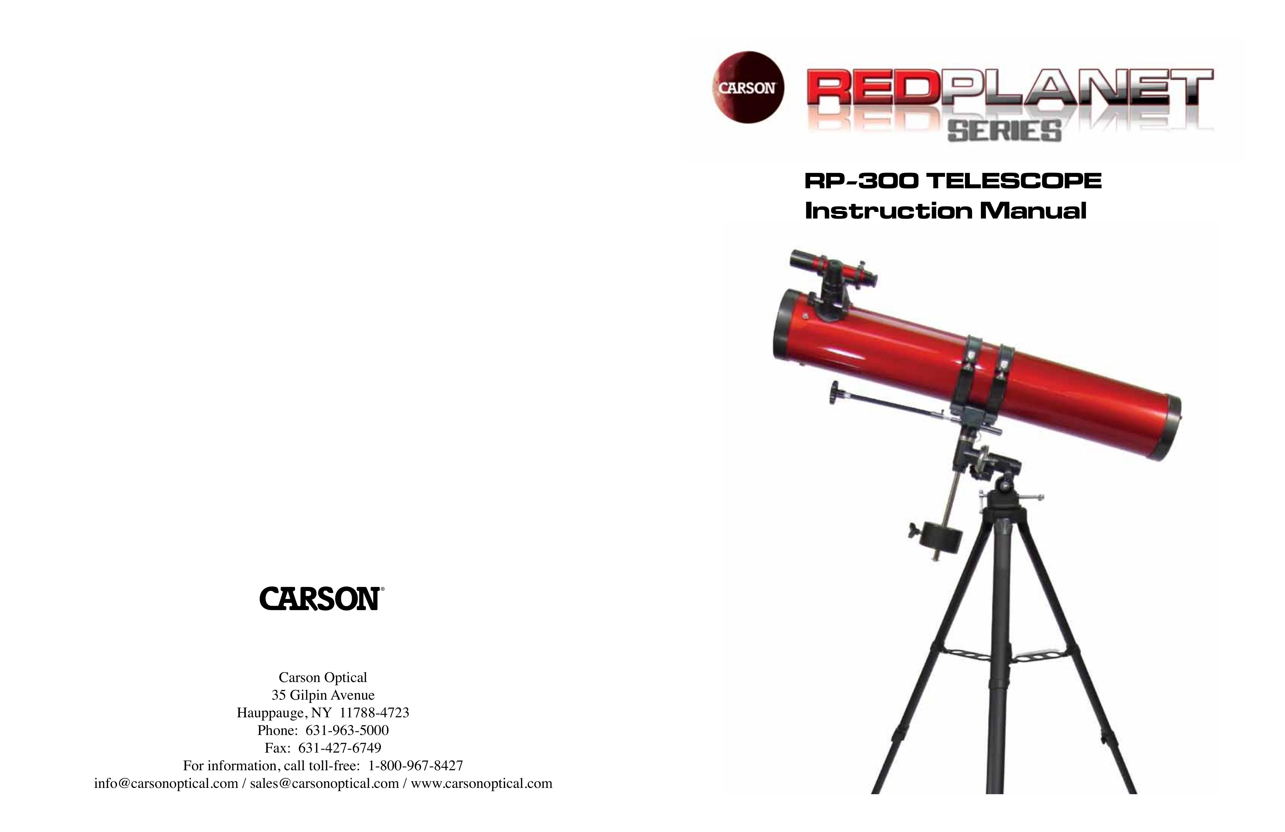 Carson Optical RP-300 Telescope User Manual
